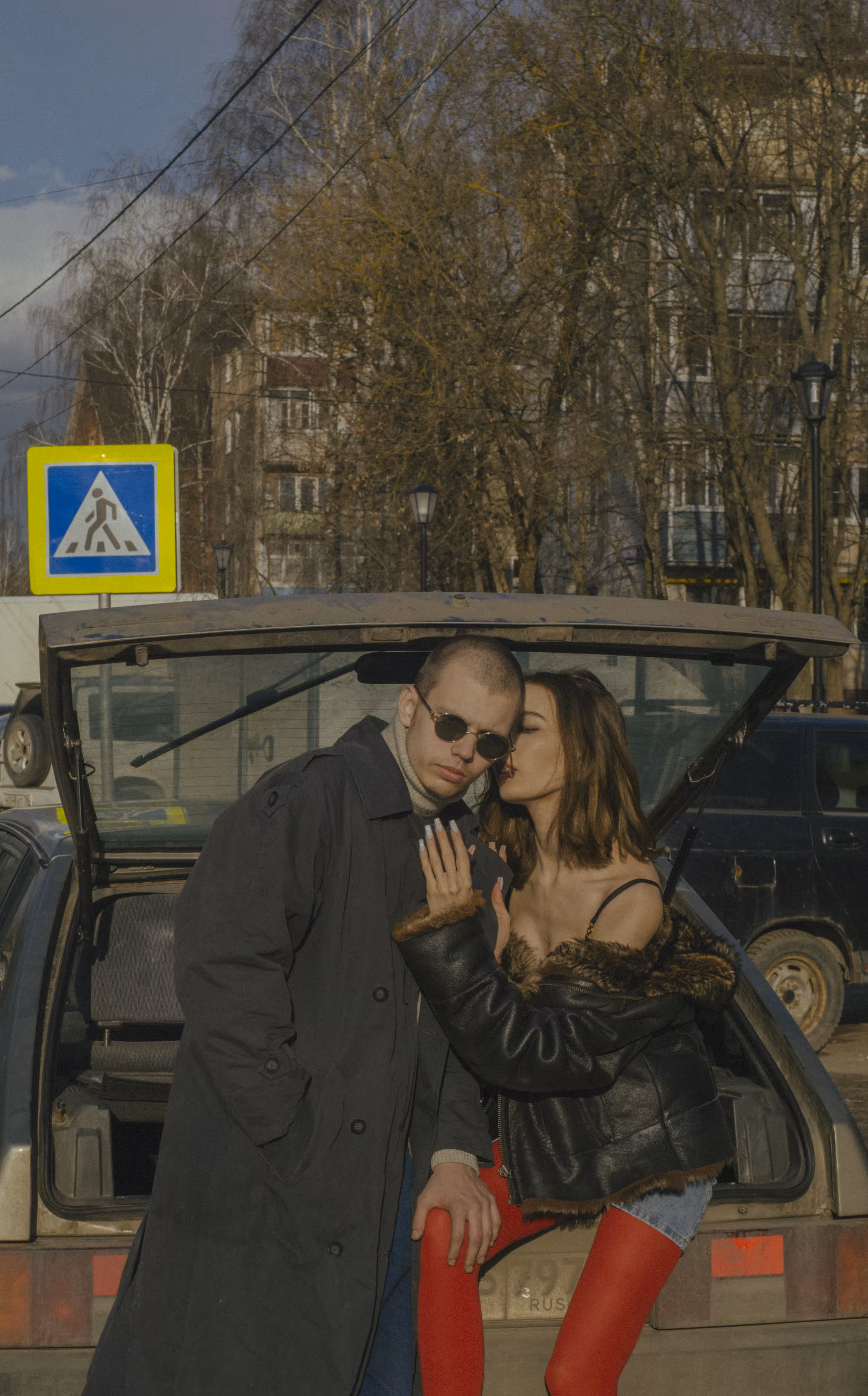 A hooker with a client 