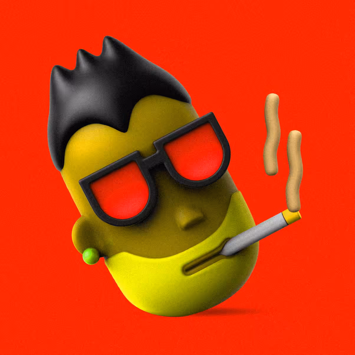 Artistic Colorful Punks #006