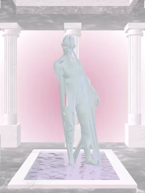 HeavenComputer: The Drunk Matte Pale Green Woman #5133