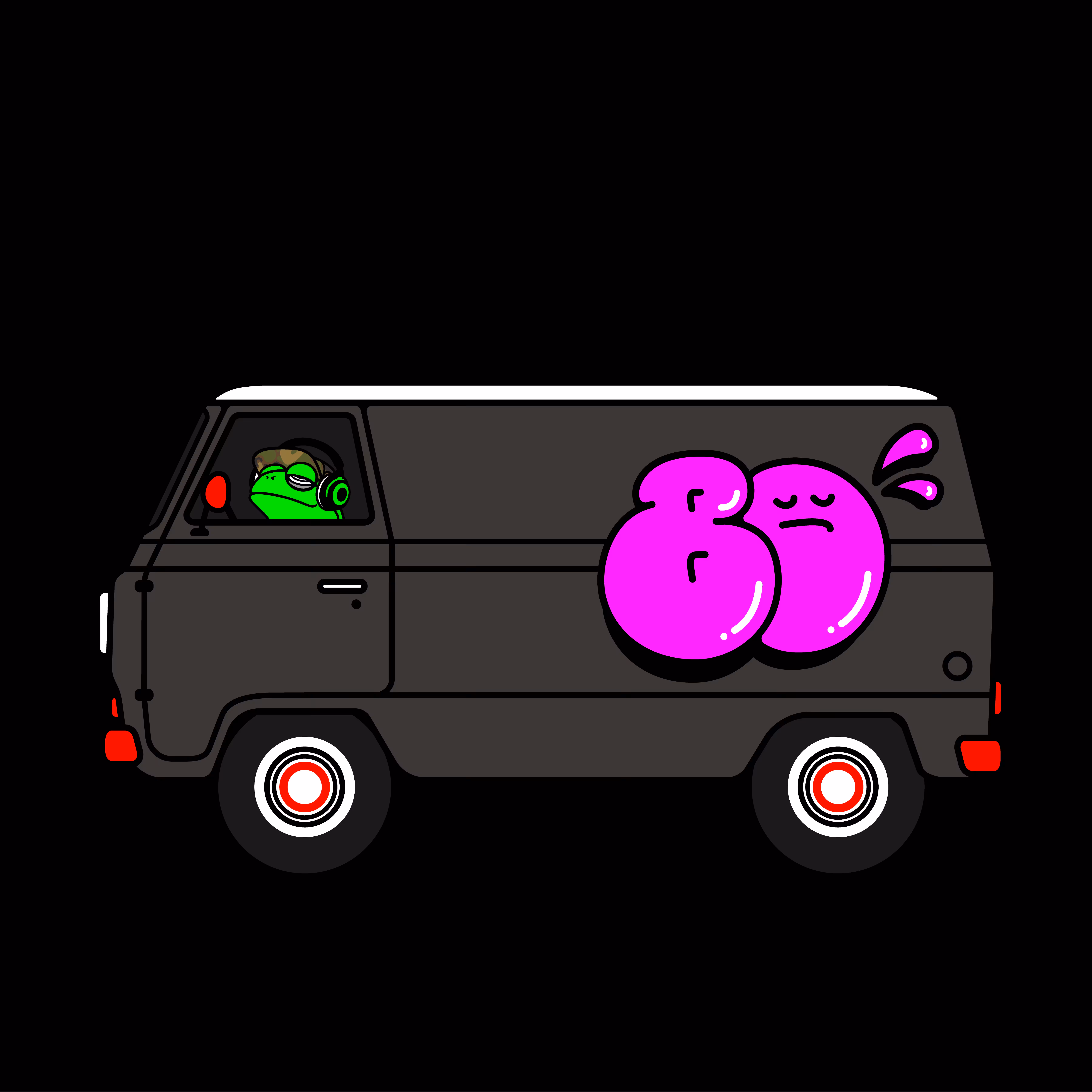 Lazy Frogs On The Road #062
