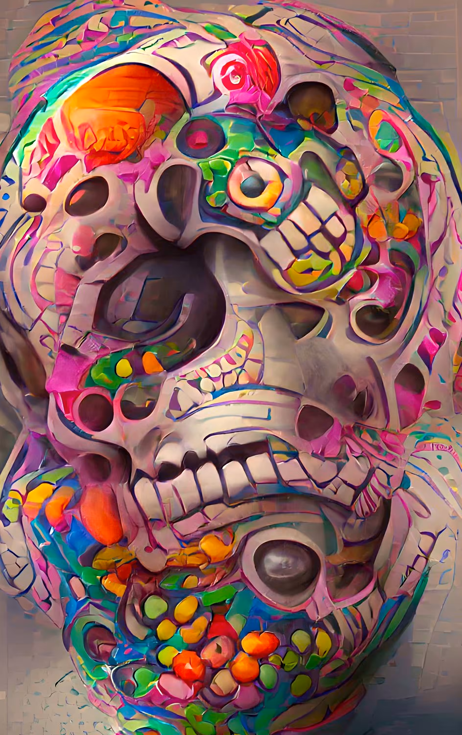 AI Series - Sugar Skull #01