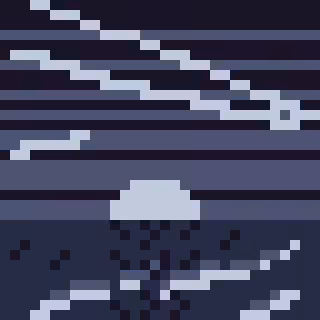 Blitmap: #781 - Vibe Night Moon