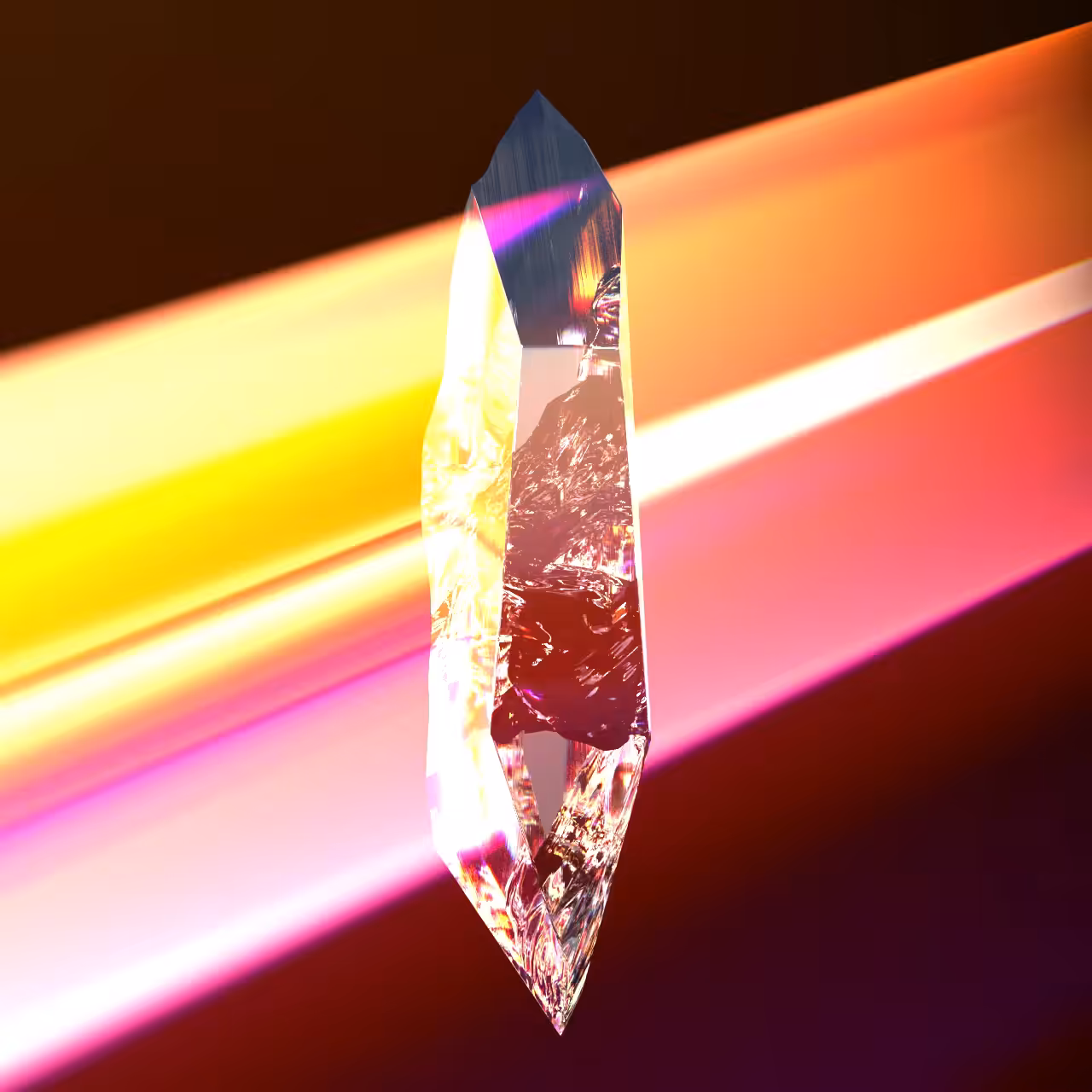LIGHT THROUGH CRYSTAL SHARD V01