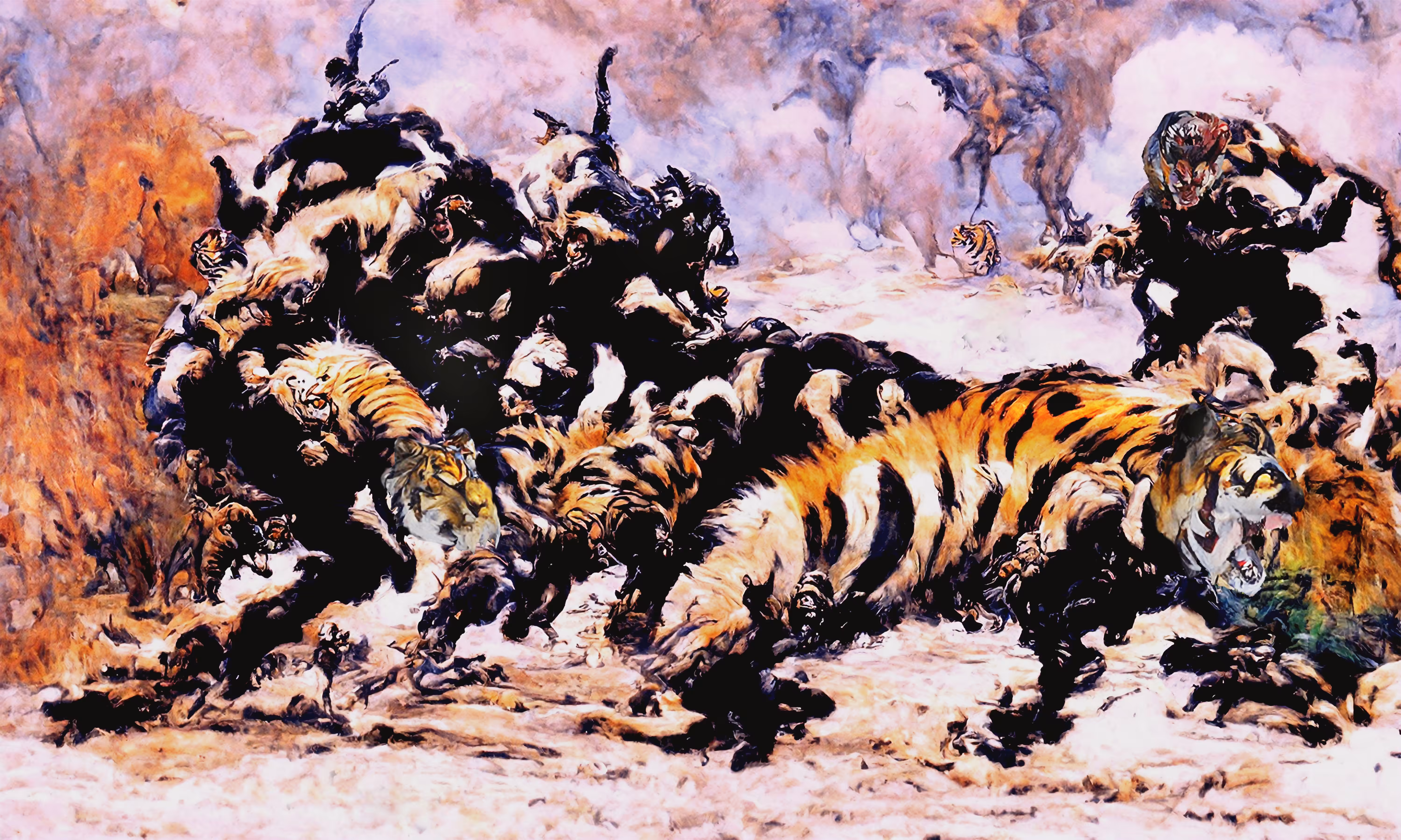 Beautiful Warfare - Animal Wars 7 (Tigers)