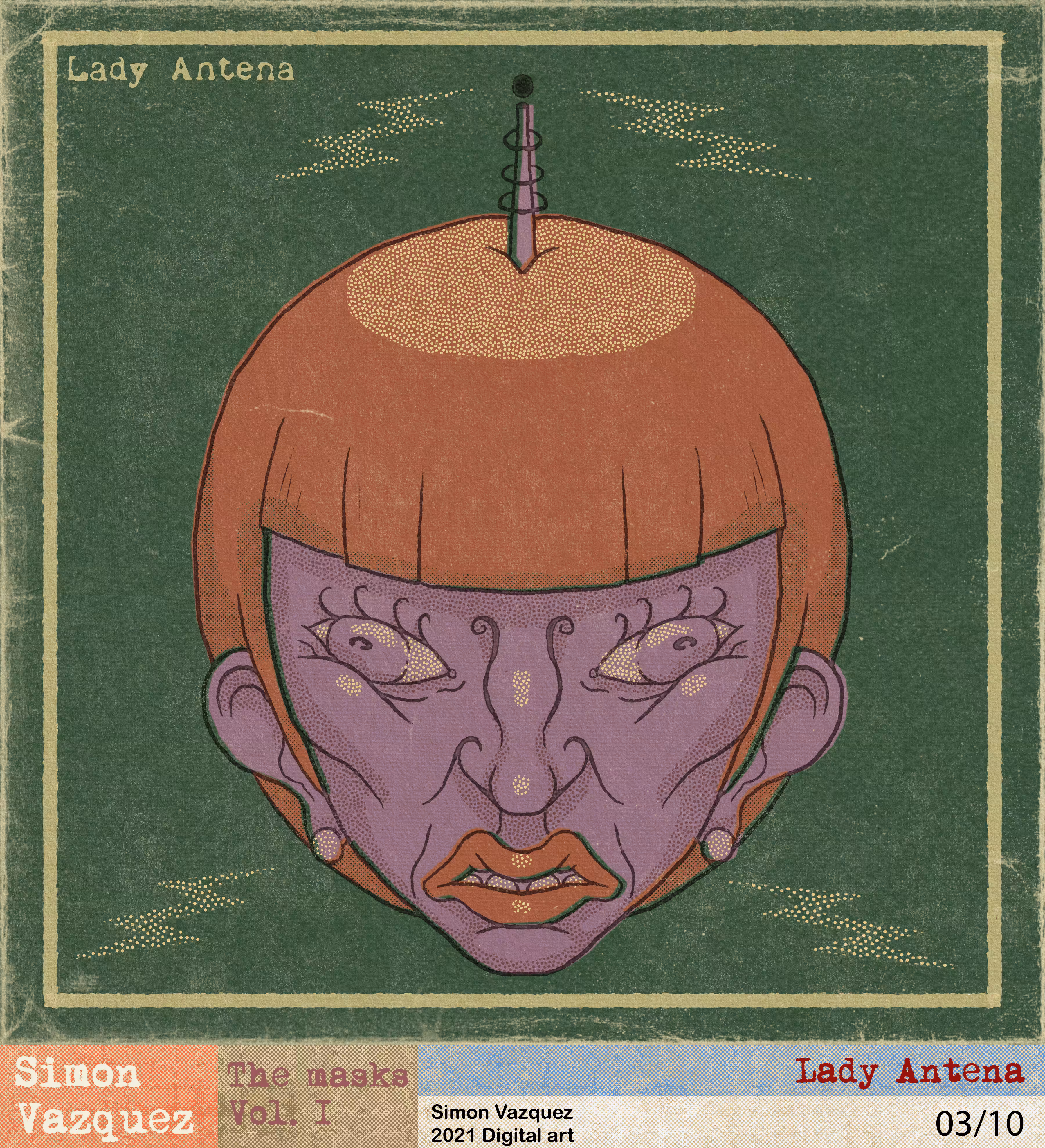 Lady antena