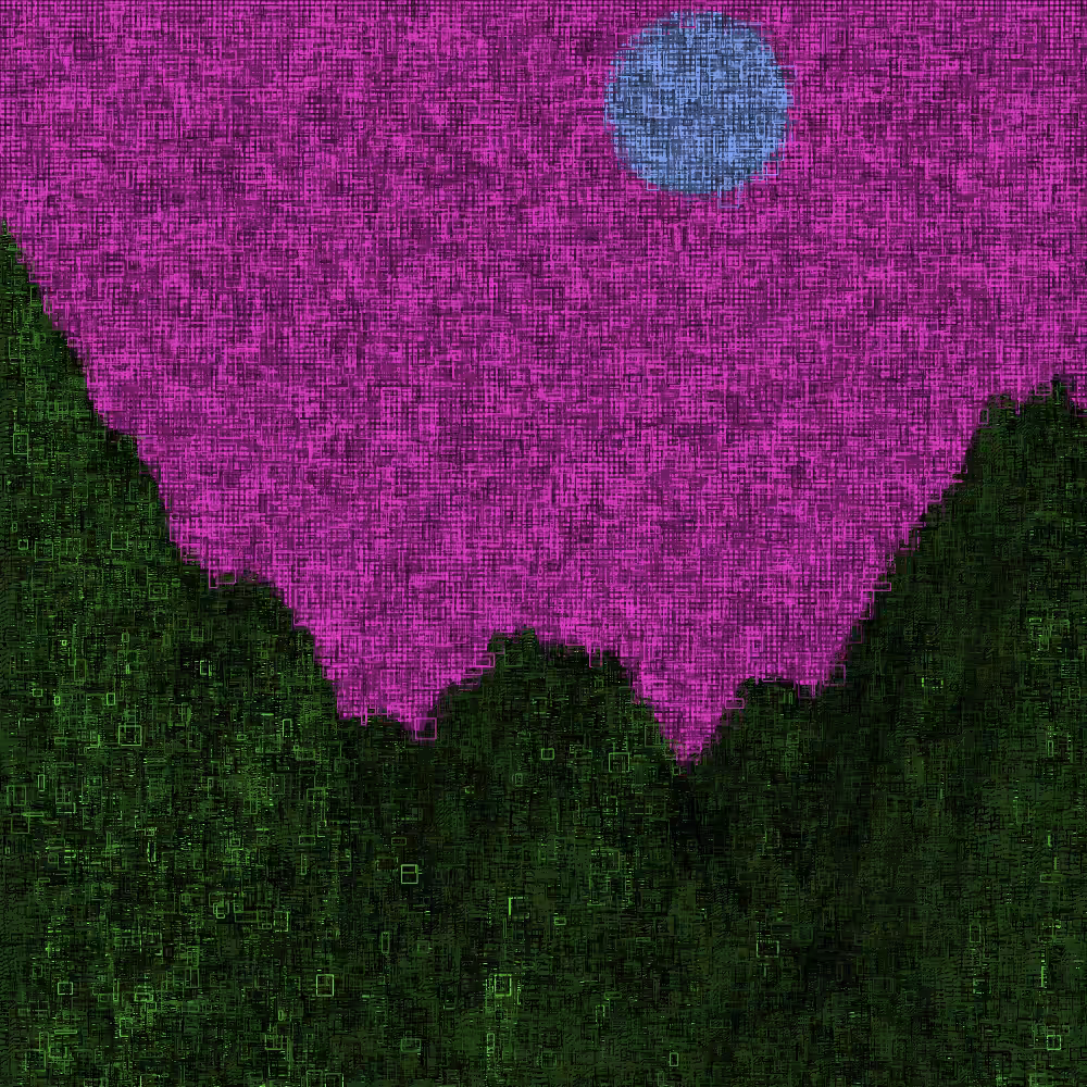 Classic generative landscape V2 #2