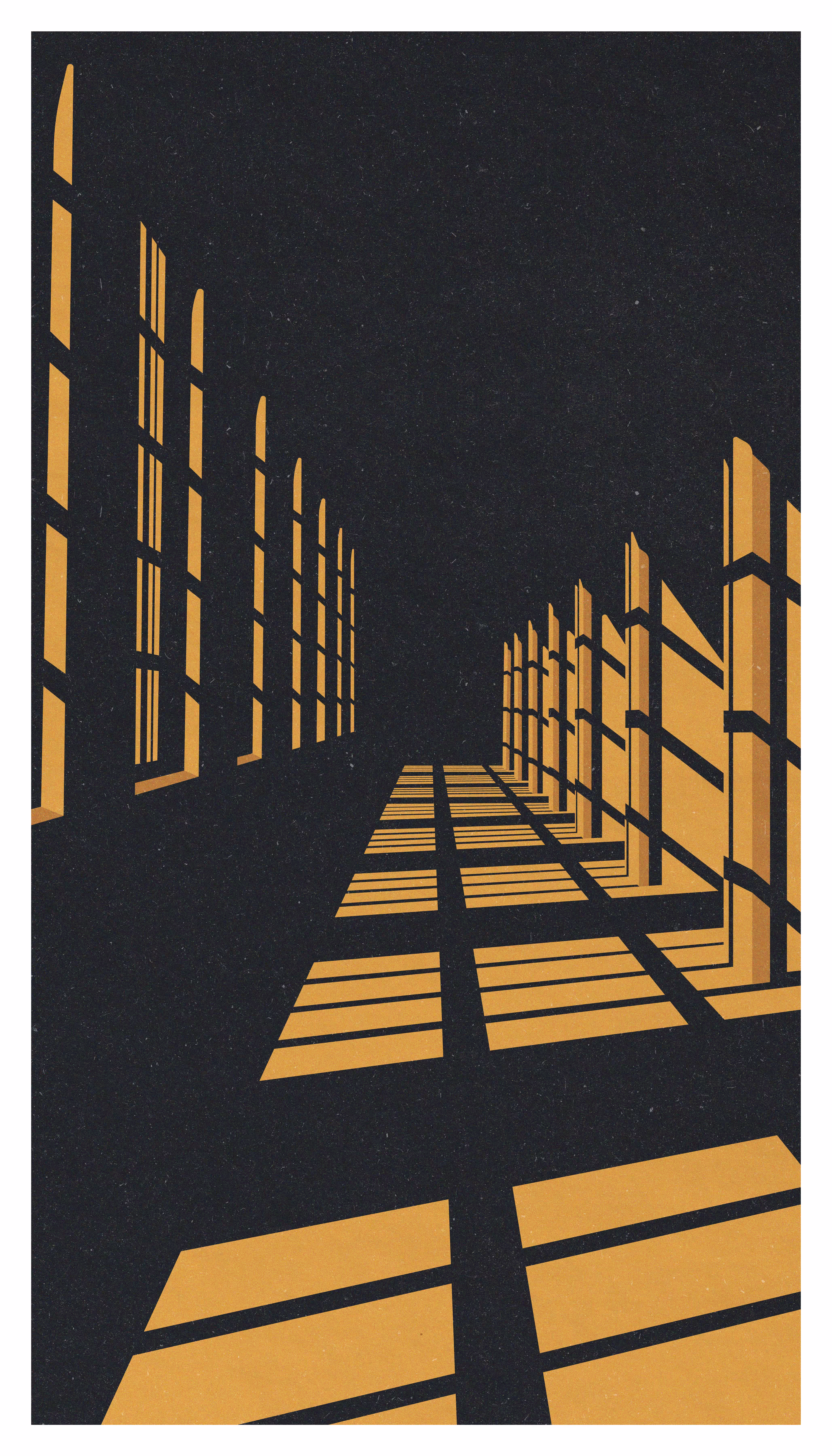 The rhythm of the lines