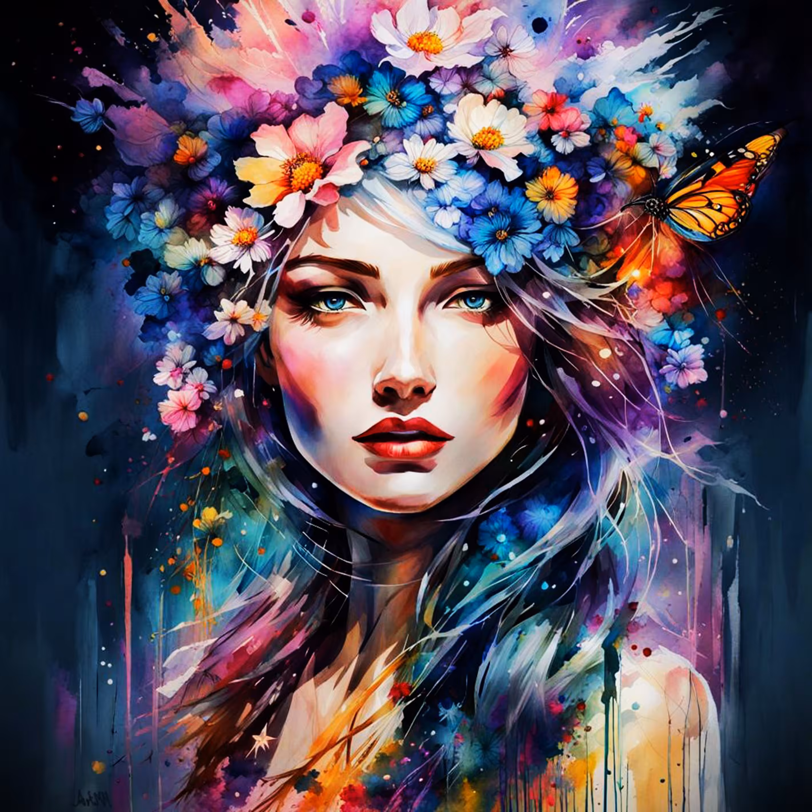 Beauty and flowers #γαμμα