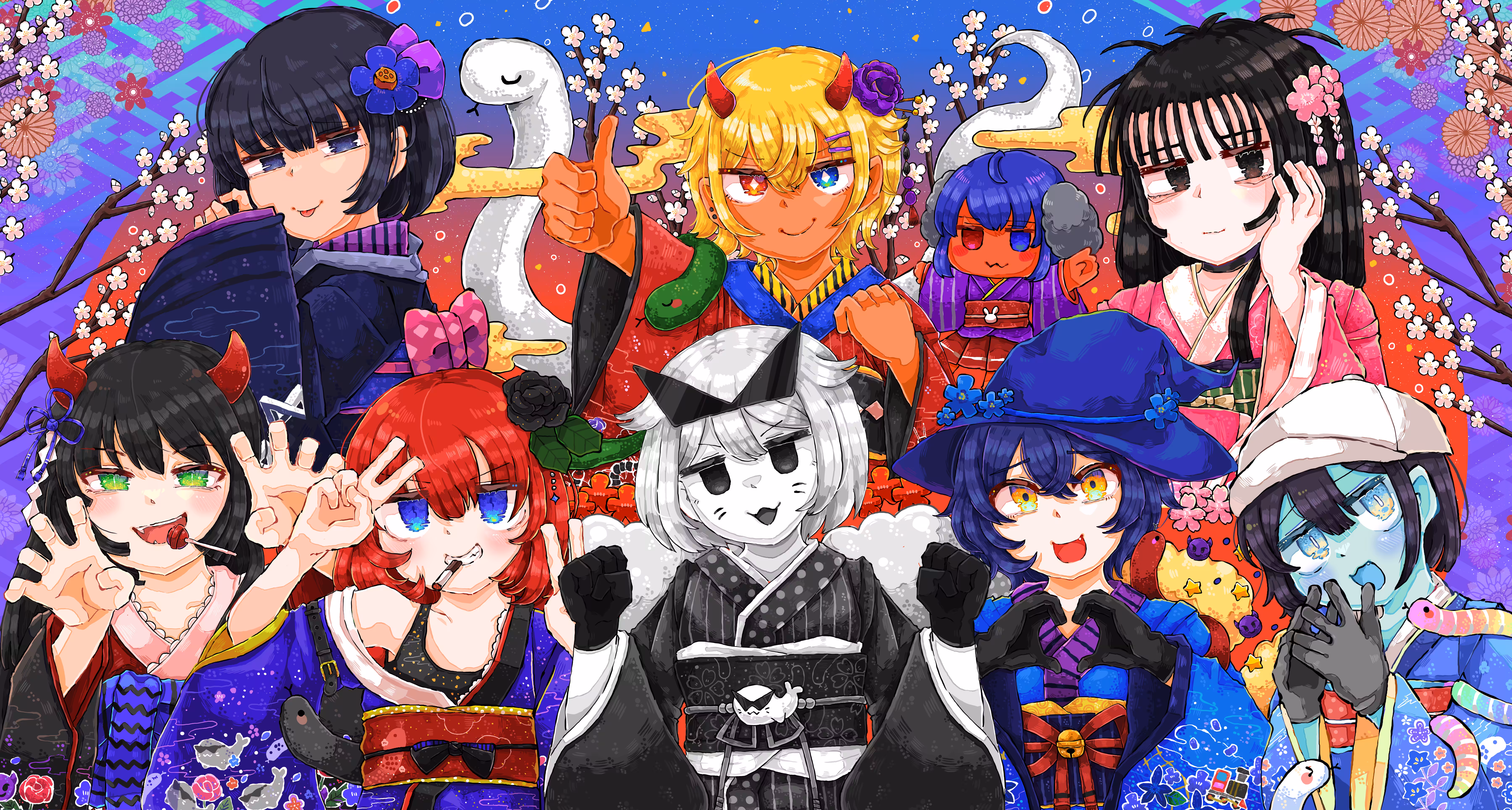 "Happy New Year 2025! Thank you for supporting gesyu CHAN with sealed!"