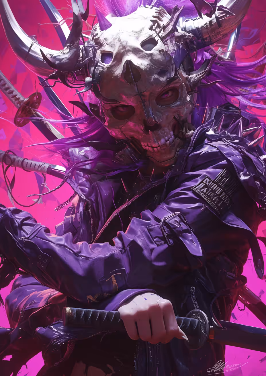 Purple warrior