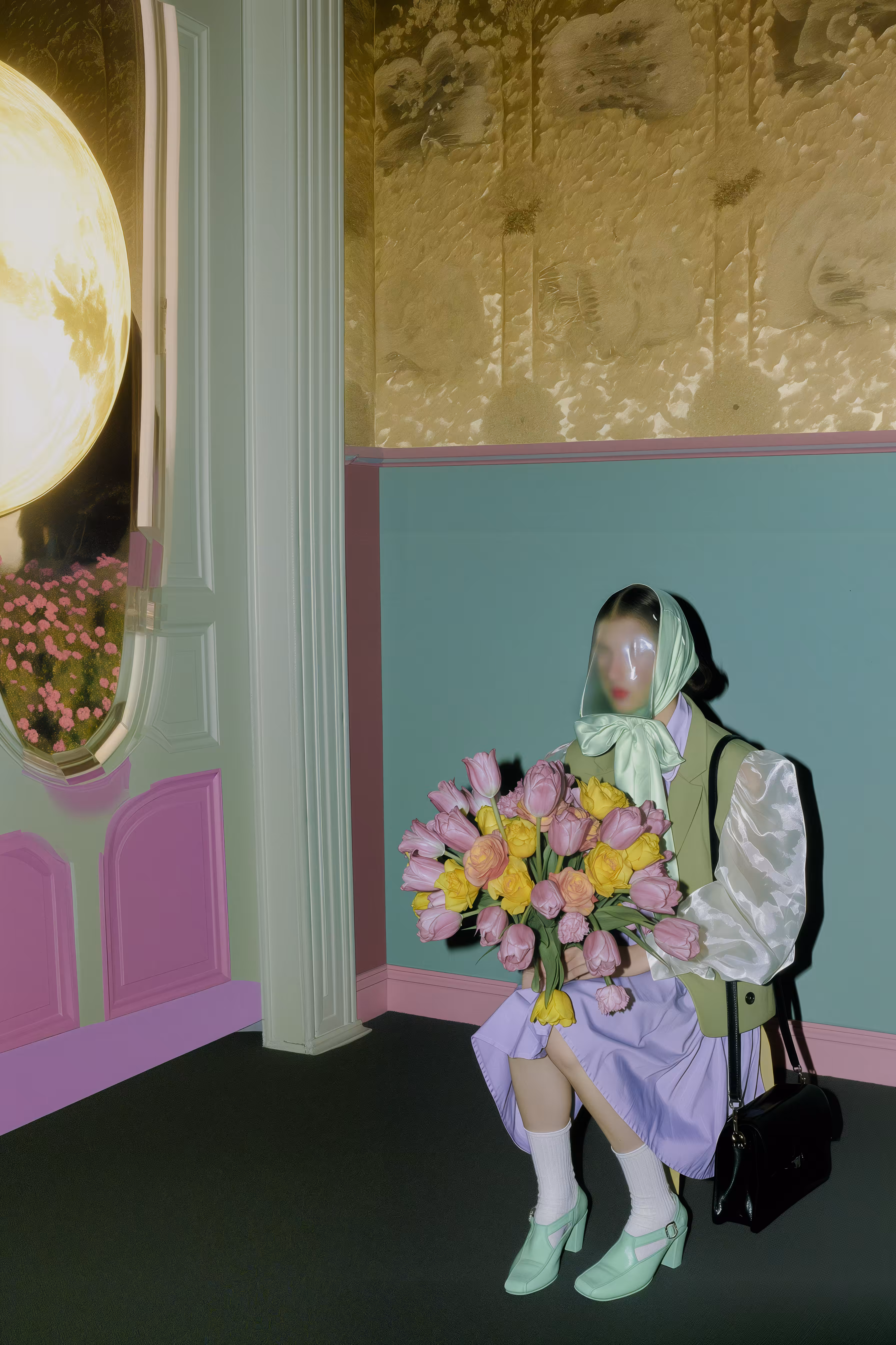 Prayers and a Bouquet Beneath the Moonlight
