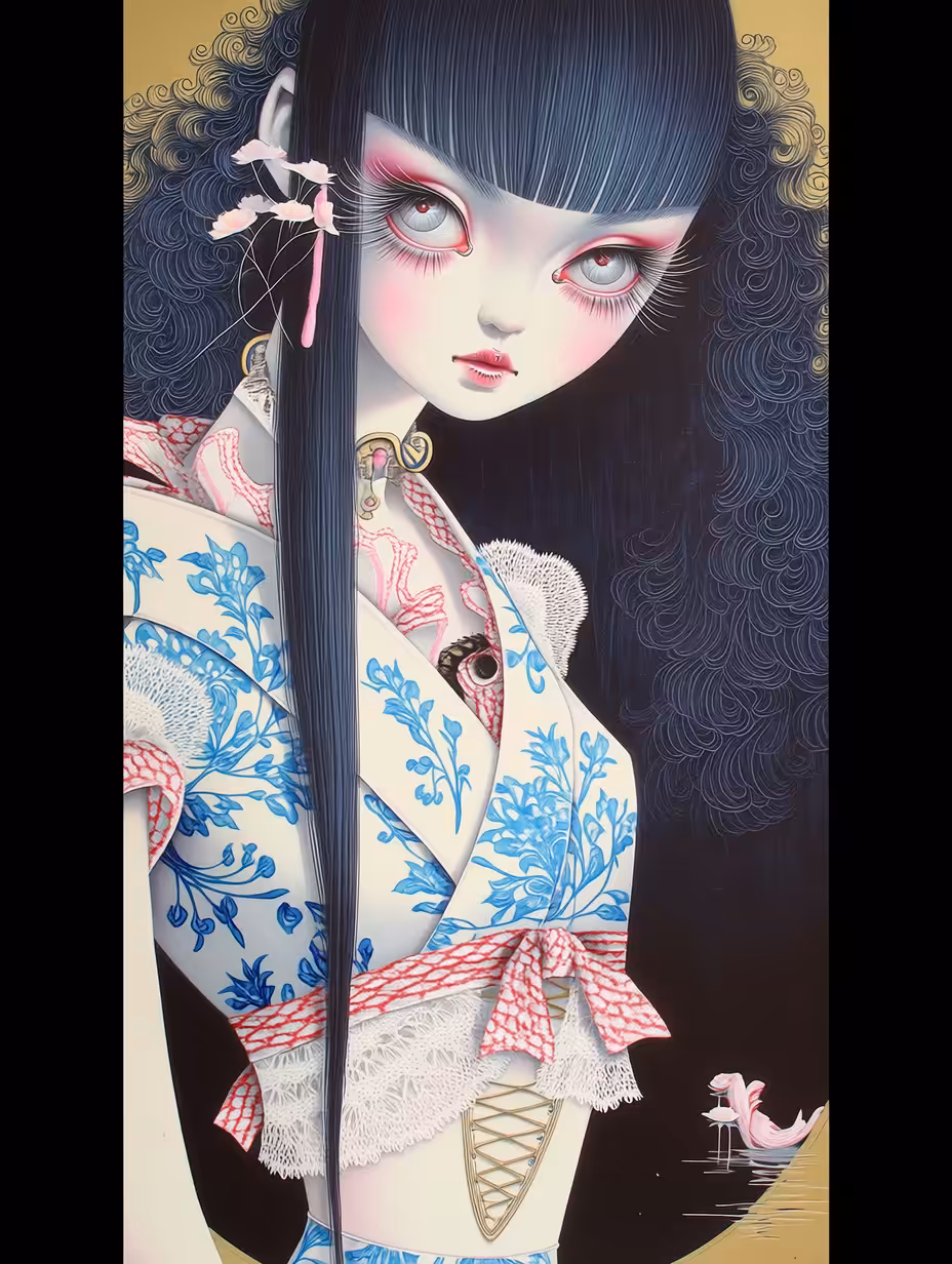 Silent Bloom of Porcelain