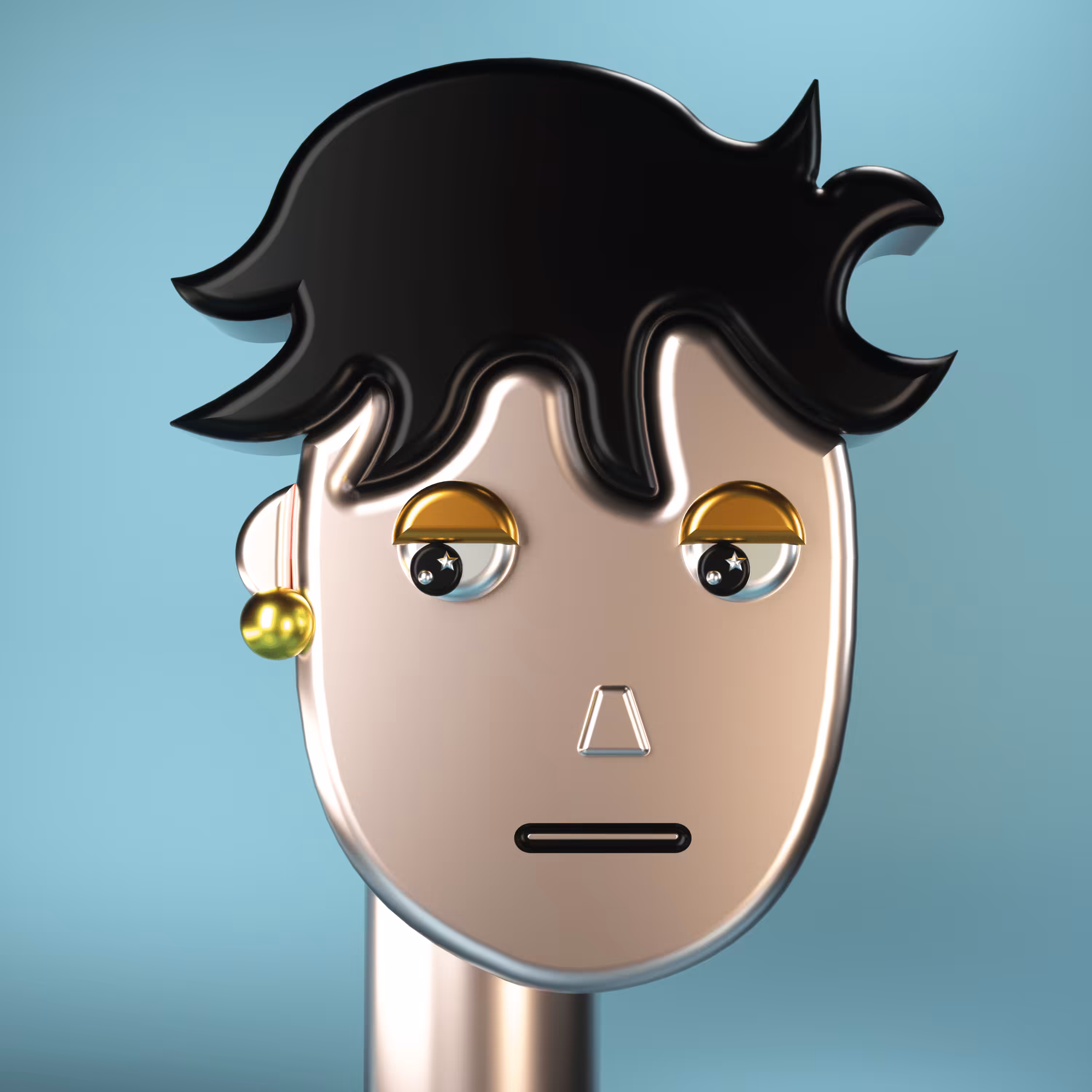 3D Chrome Punk #0454