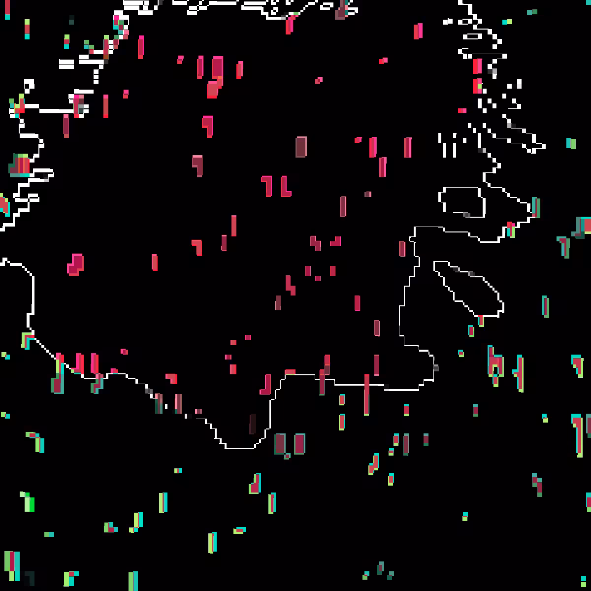 Pixel Topography #7