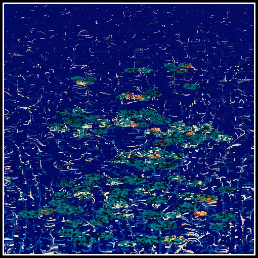 Polluted water lilies #94