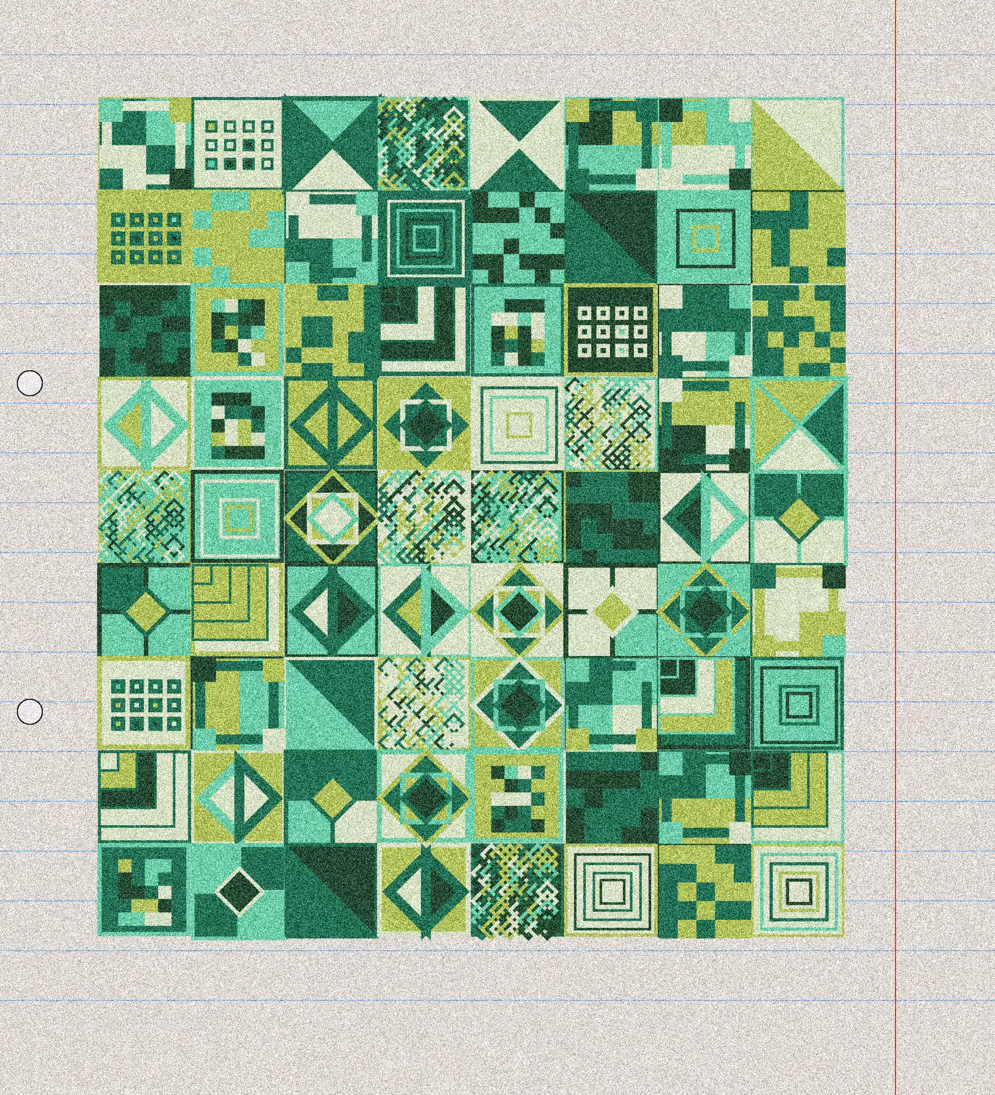 sketchbook page 8: annoying grid #42