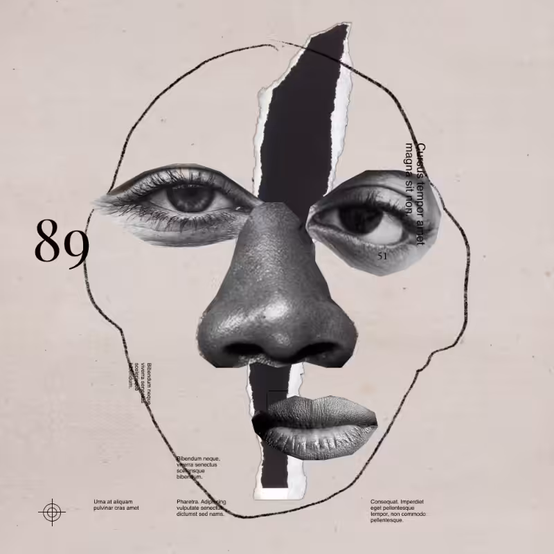 Collage faces #46
