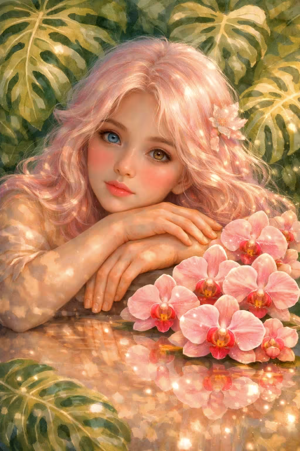 IN MY MIND : Orchid & women #4