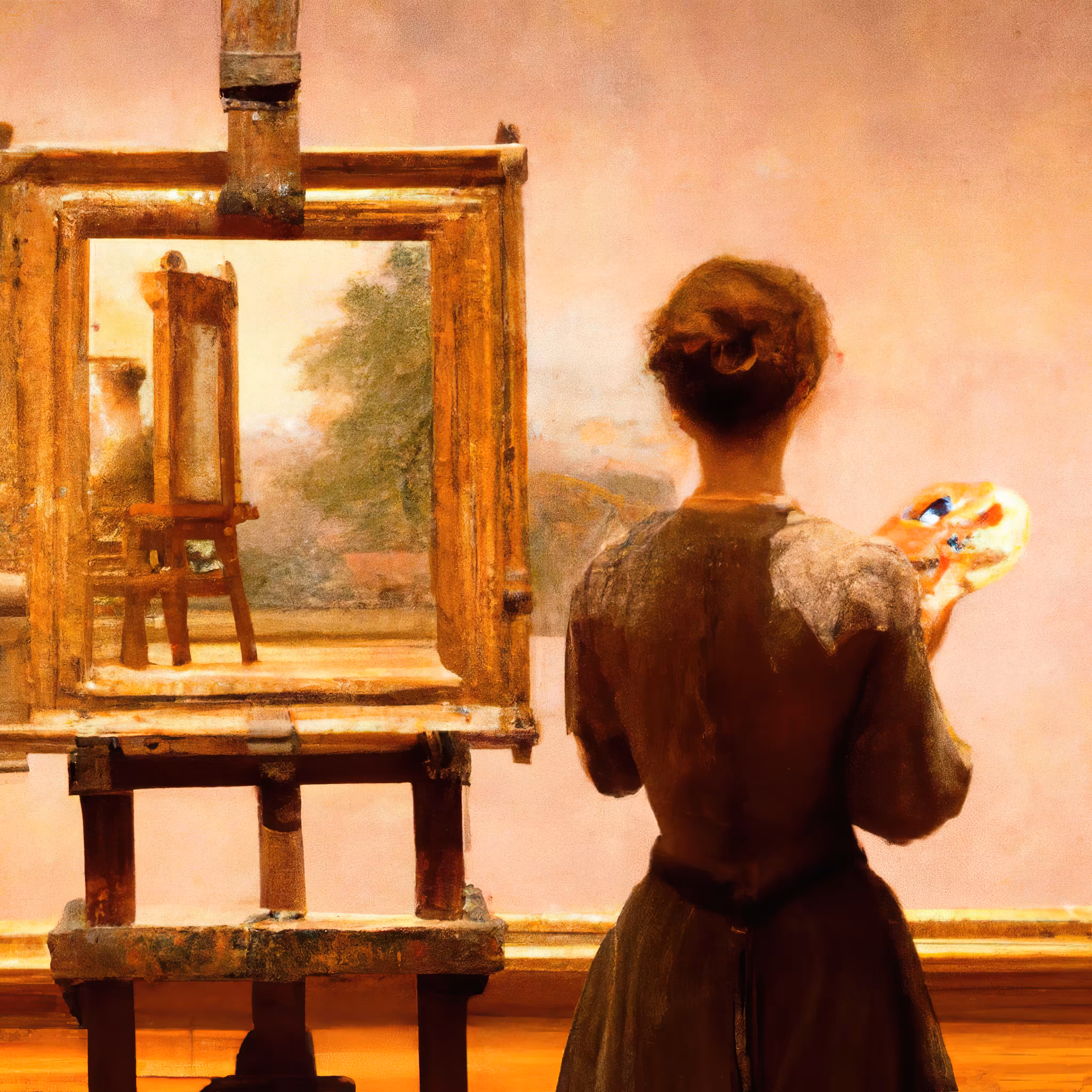 The Gallery Copyist; or, Machine Learning for Humans with Wetware Computers Stored Inside Their Skulls