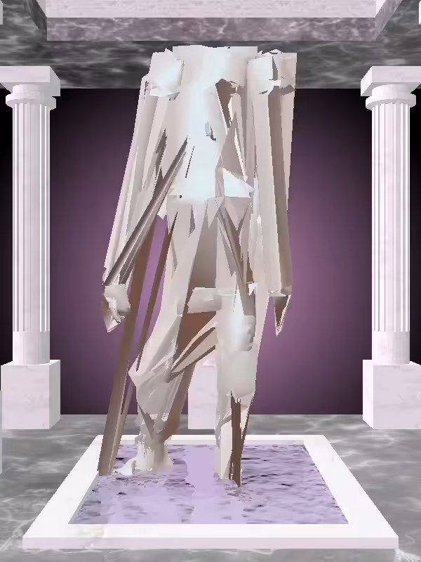 HeavenComputer: The Victorious Matte Ivory Man #5739