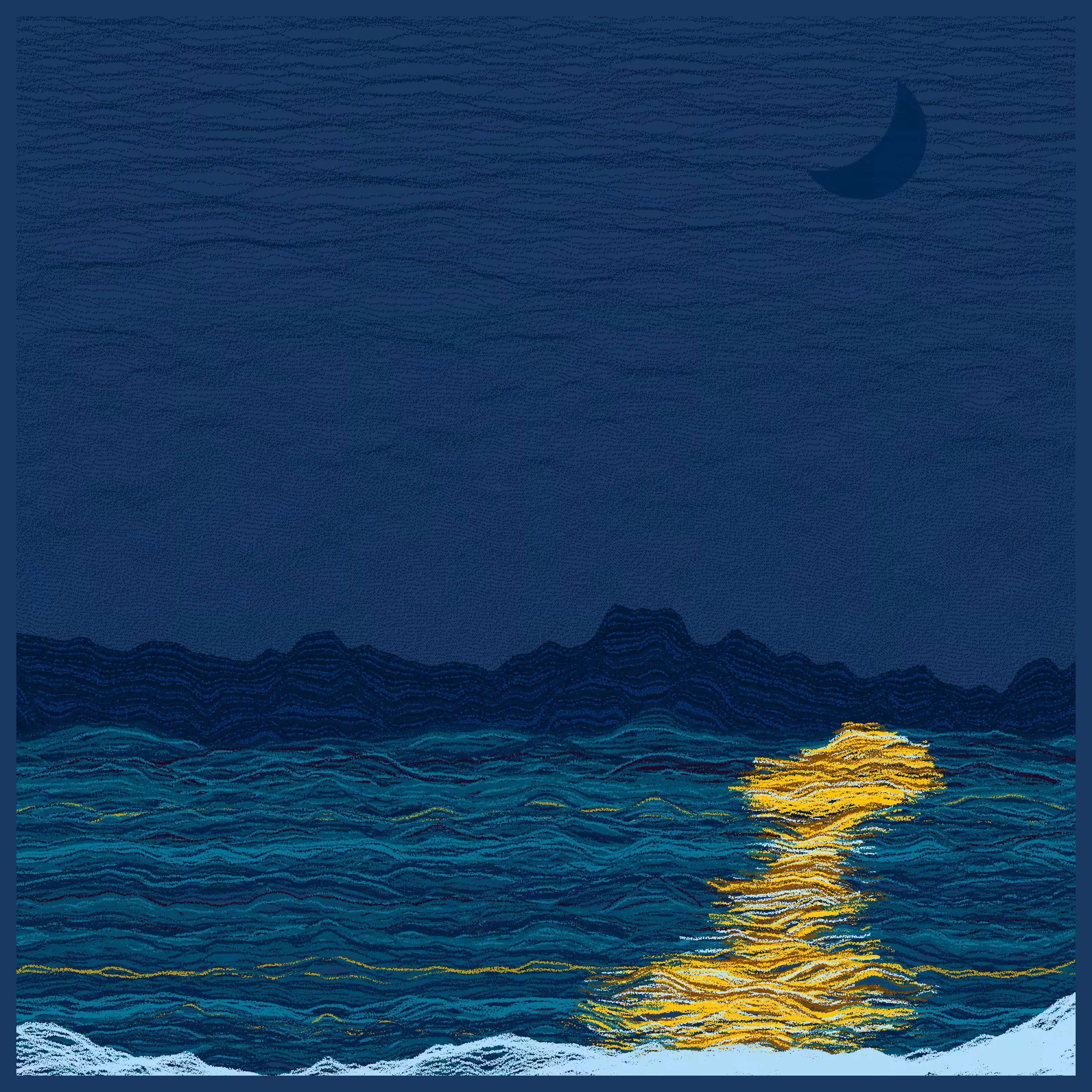 Moonlit Sea #237