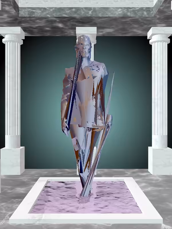 HeavenComputer: The Angry Stealth Dark Blue Man #7202