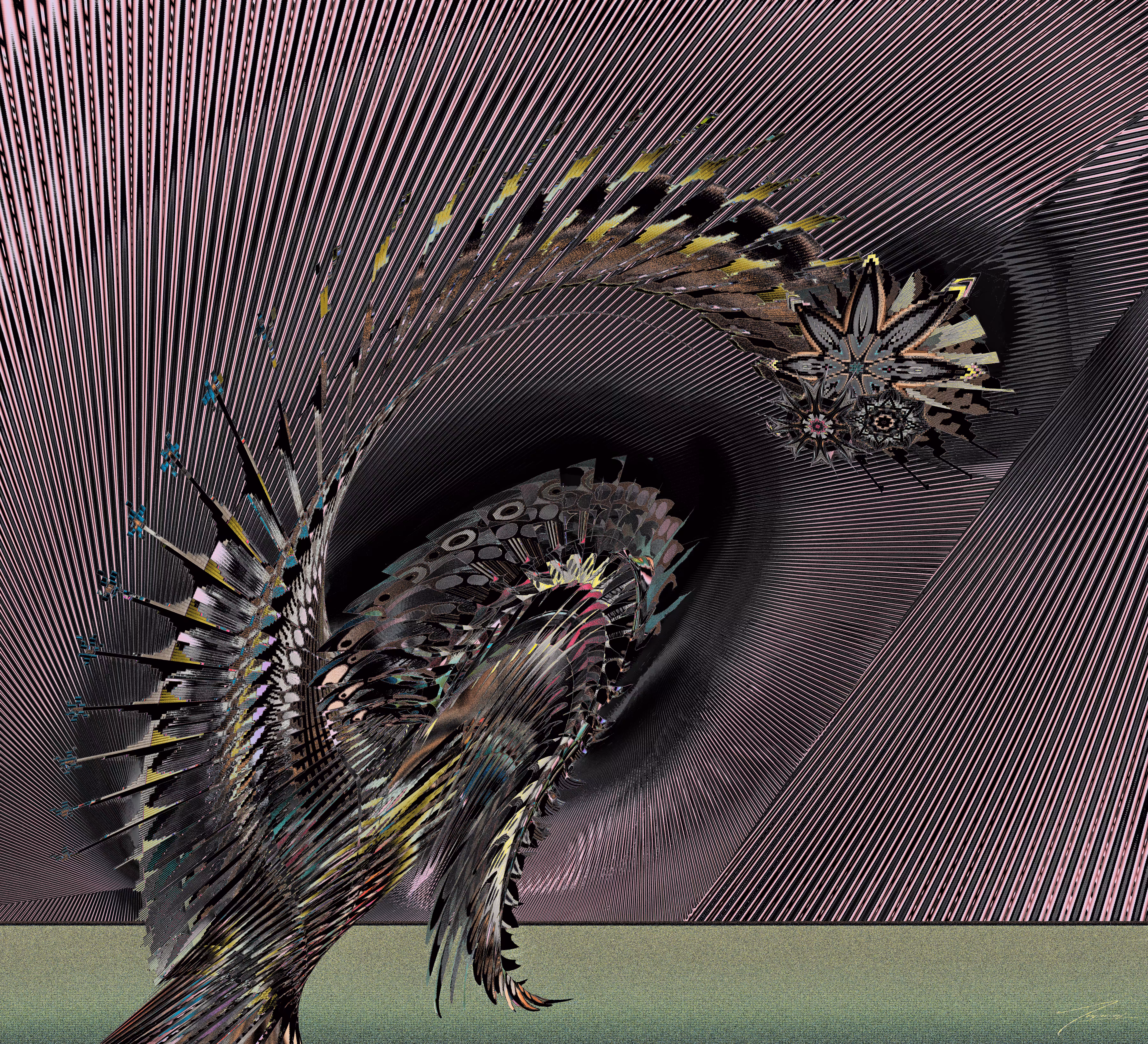 Digital Expressionism: Black Swan