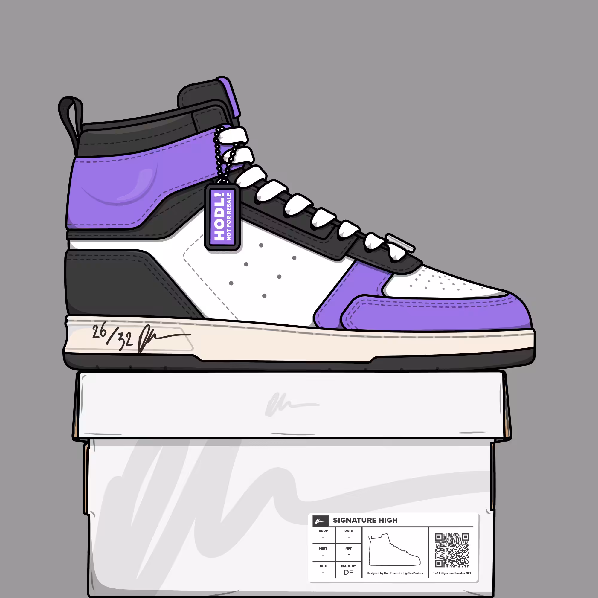 Signature Sneaker High 'Spectrum' - #26