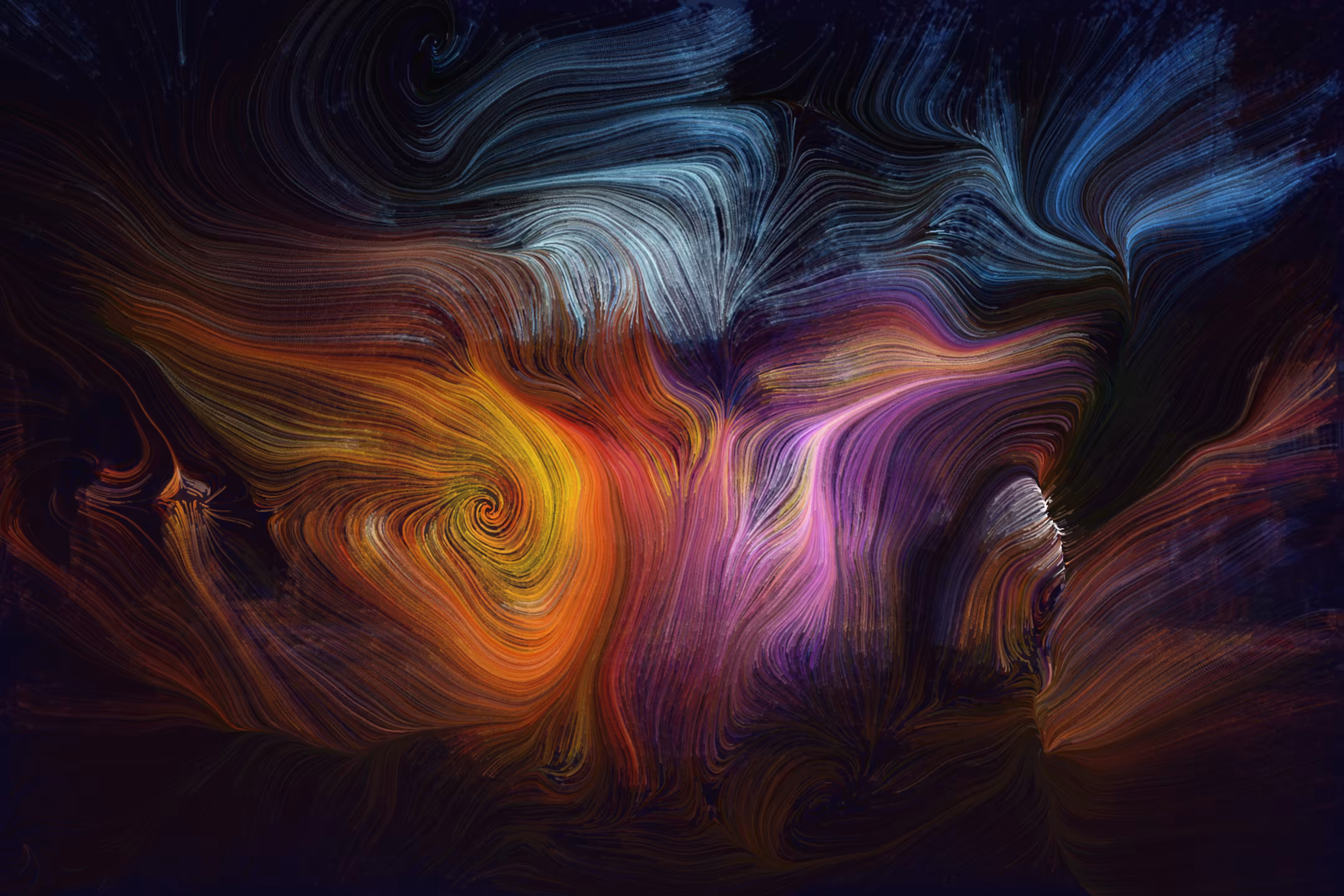 the path is a spiral