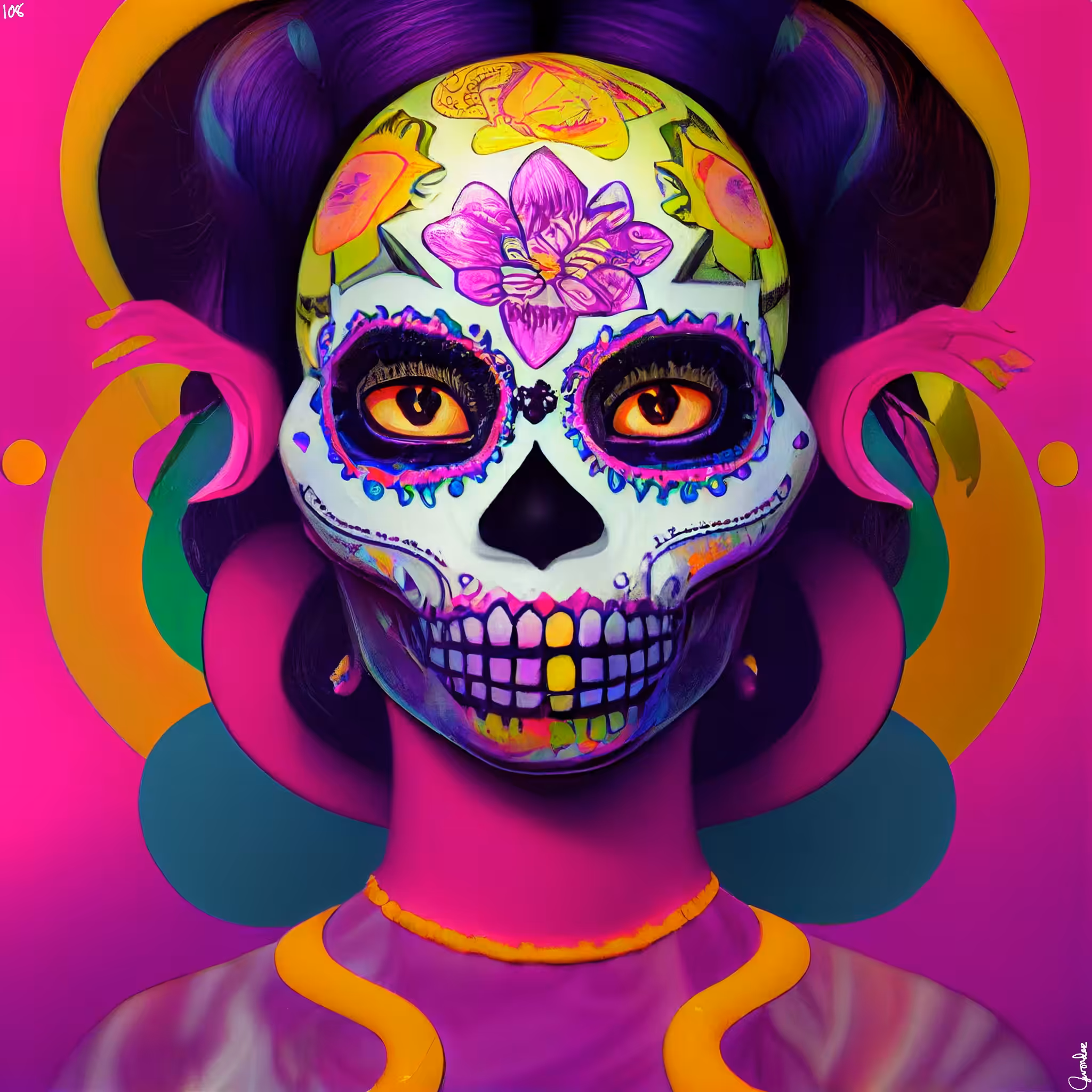 sugar skull #108