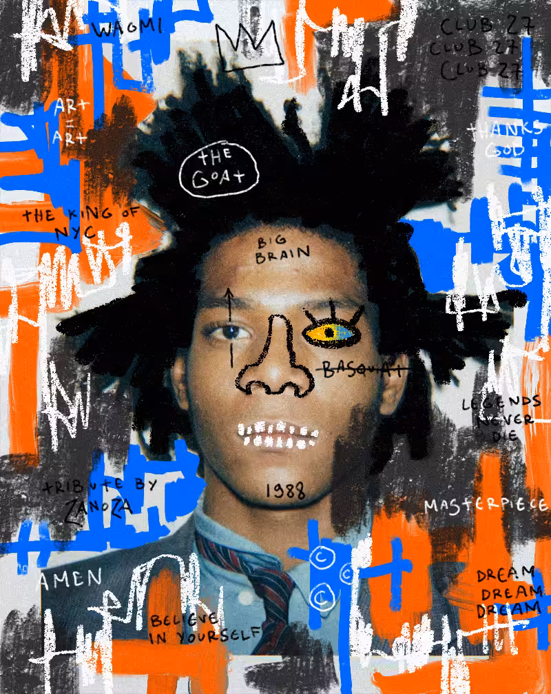 Tribute to JM Basquiat