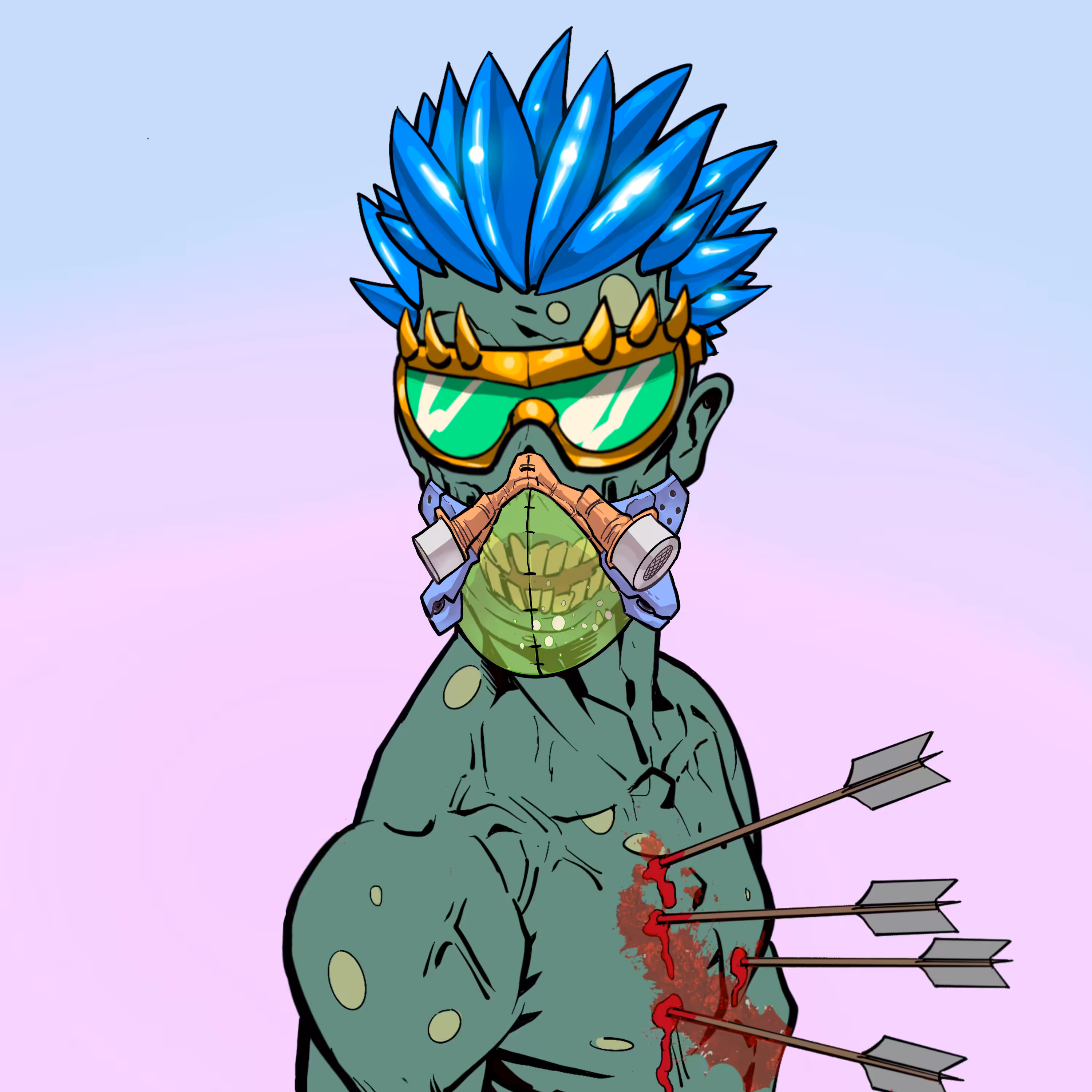 GlieseZombiesPFPs: GlieseZombiePFP #1158