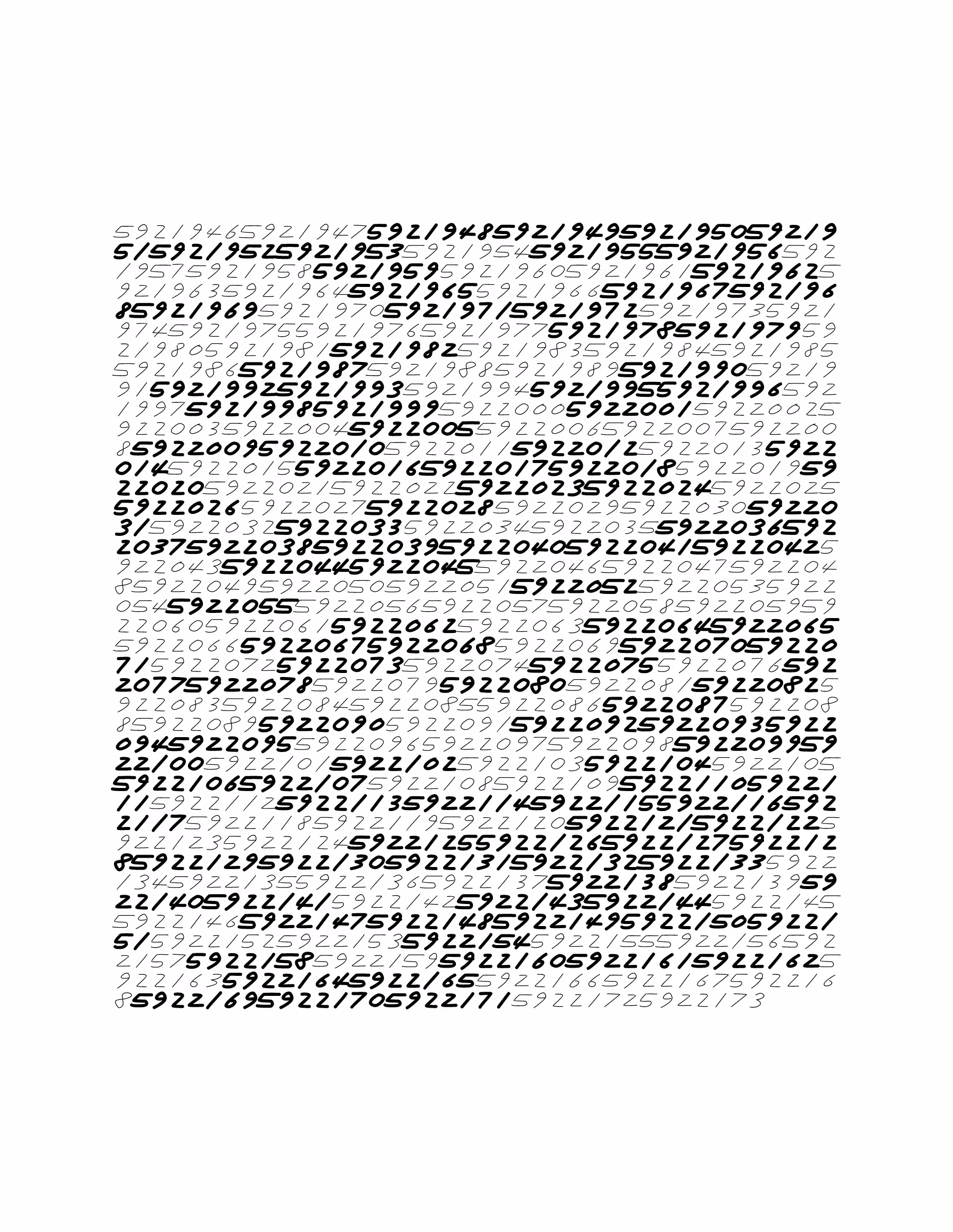 Endless (5,607,250 to Infinity) #1073