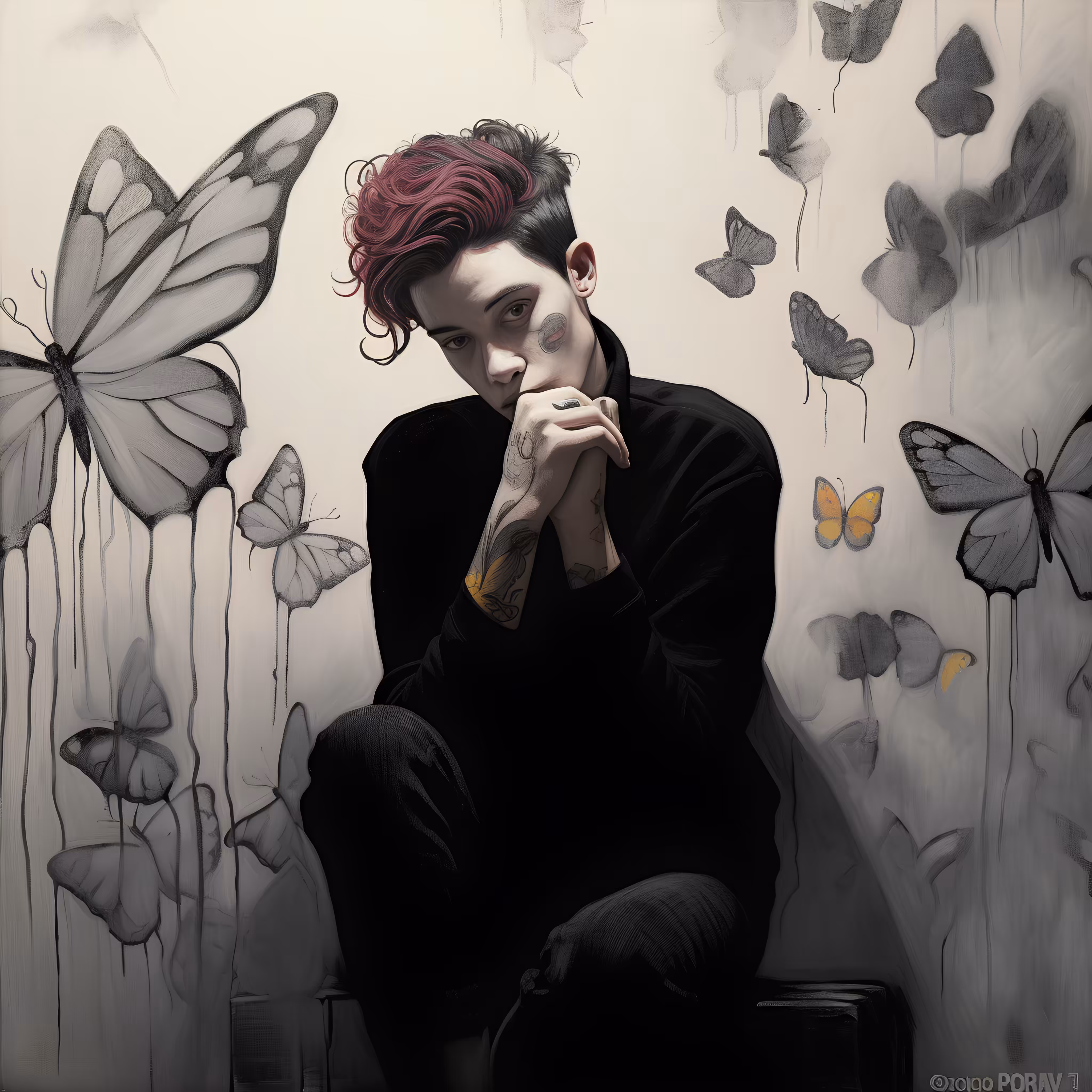 Surrounded By Butterflies #12