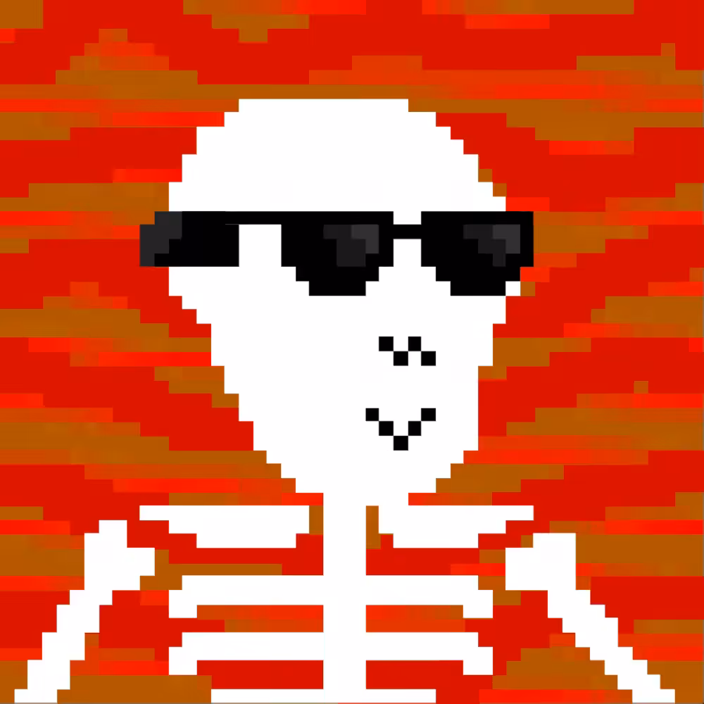 PIXEL SKULLETTI 1 #308
