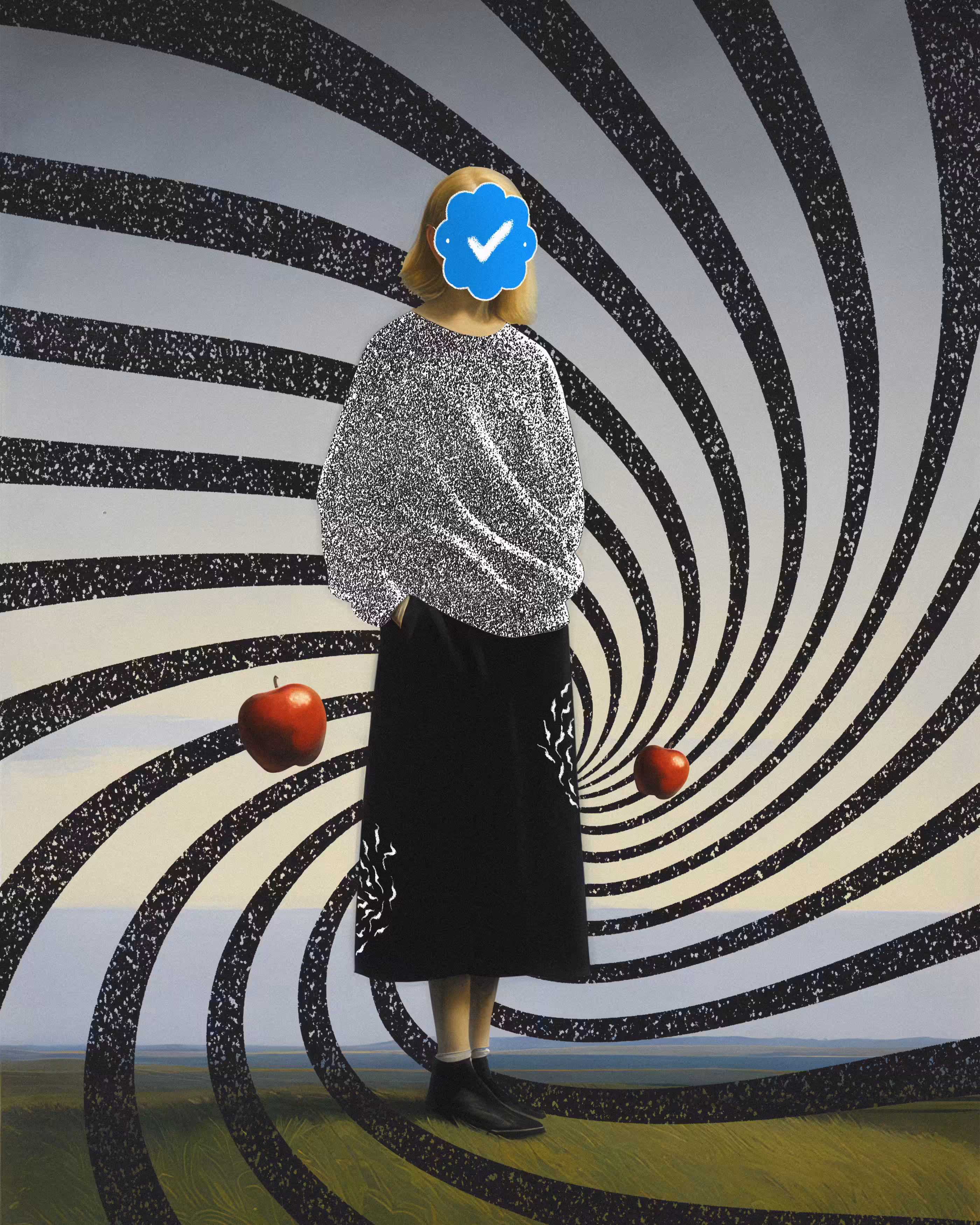 Blue check