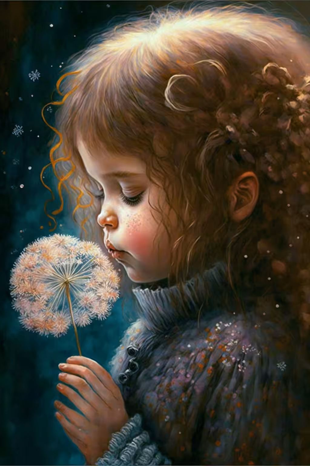Blowing dandelion #3