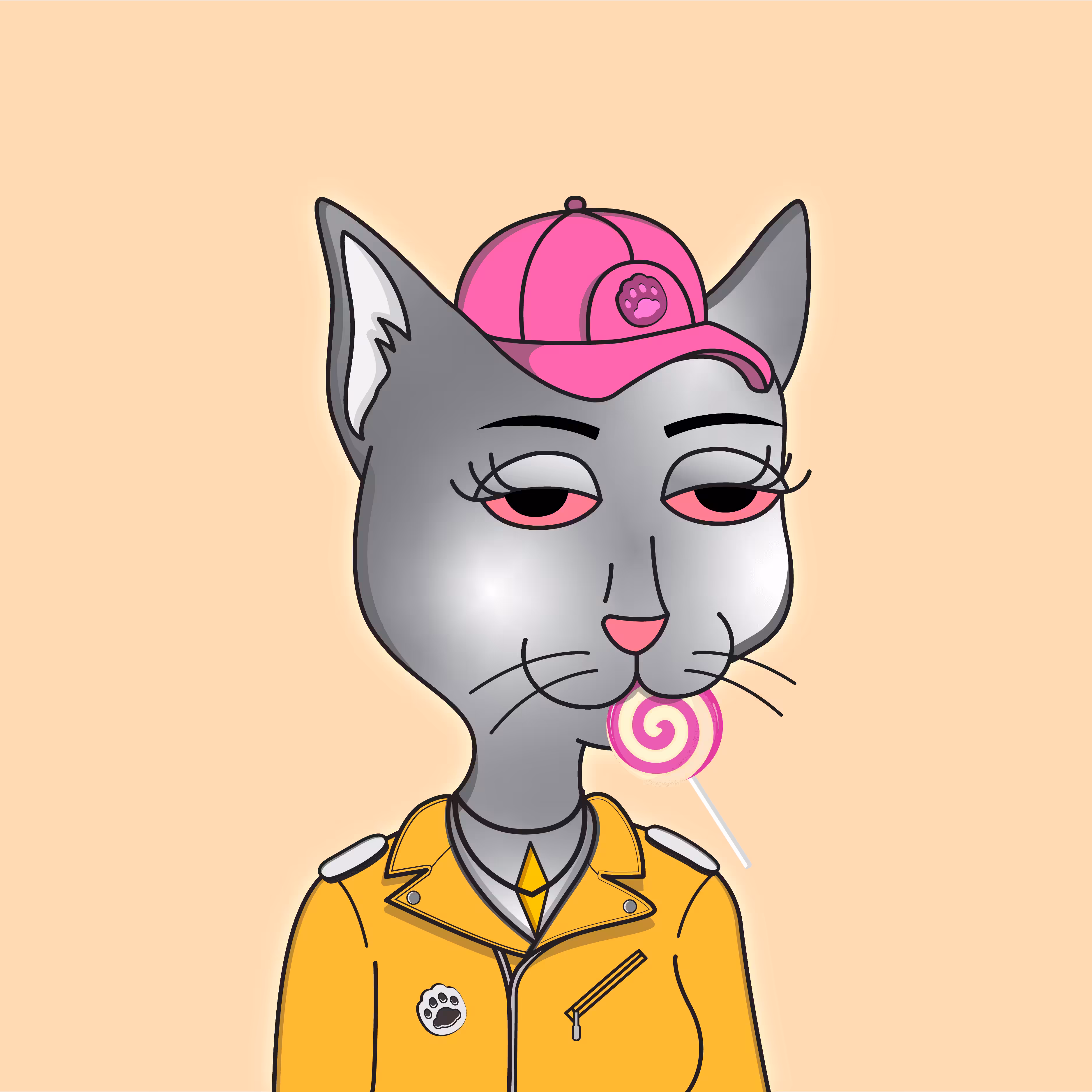 Girl Cat #40