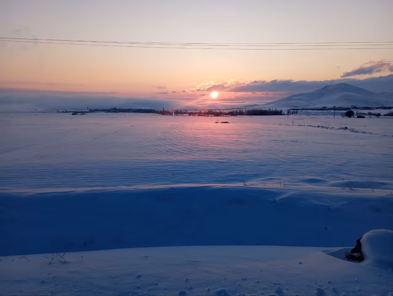 The Sun Awakens the Snow