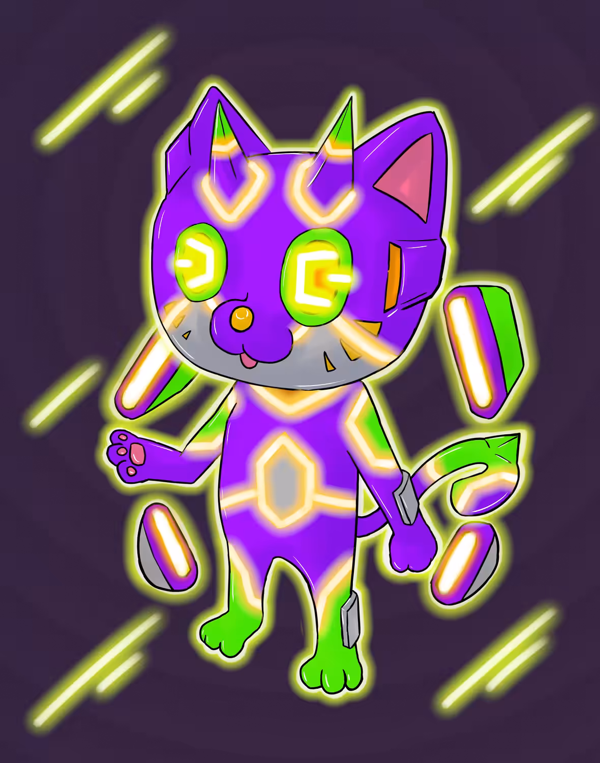 Cyber cat Demen Ultra rare