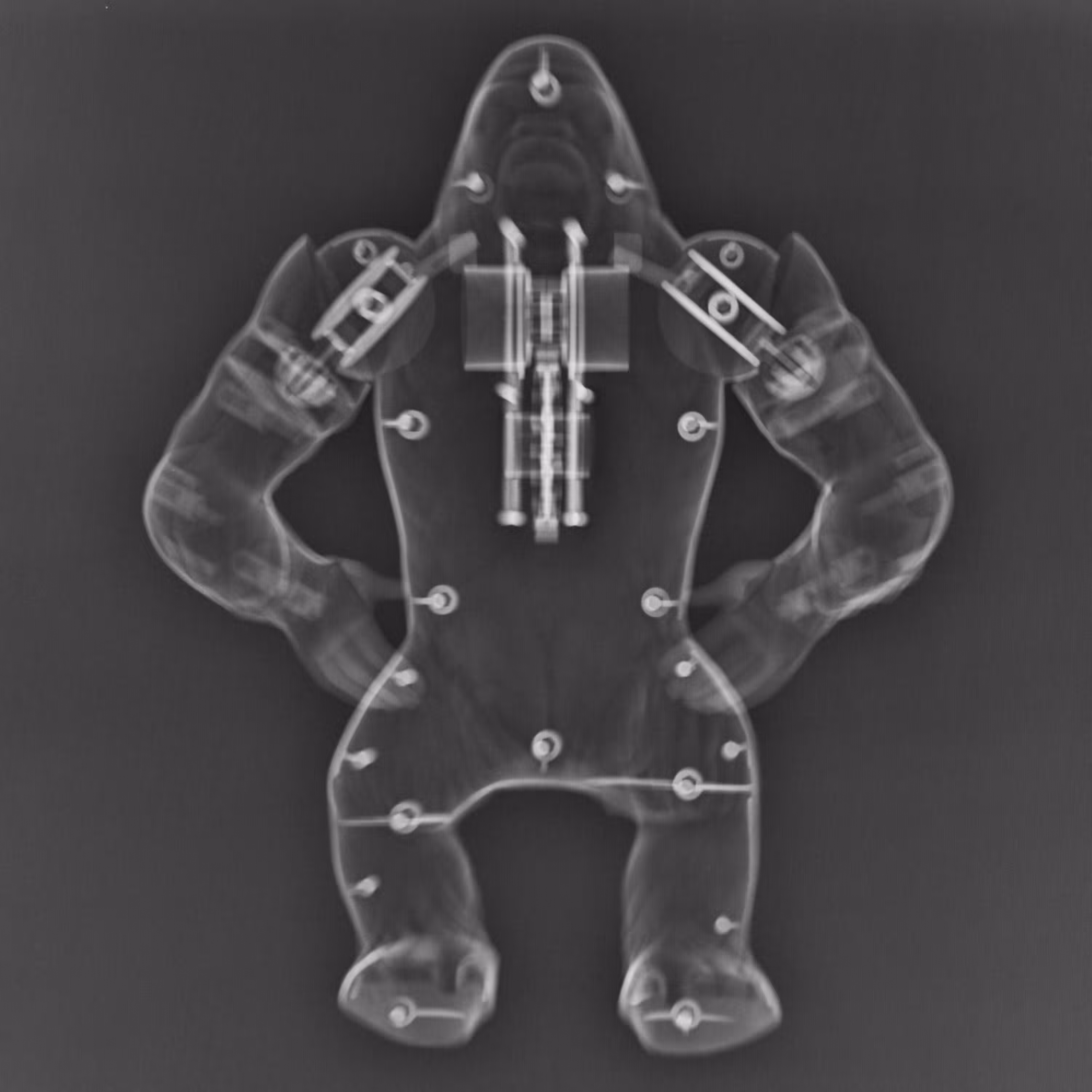 Big Jim Jungle Adventure Gorilla (1974) X-ray