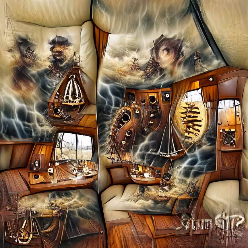 Steampunk Sailboat No. 1