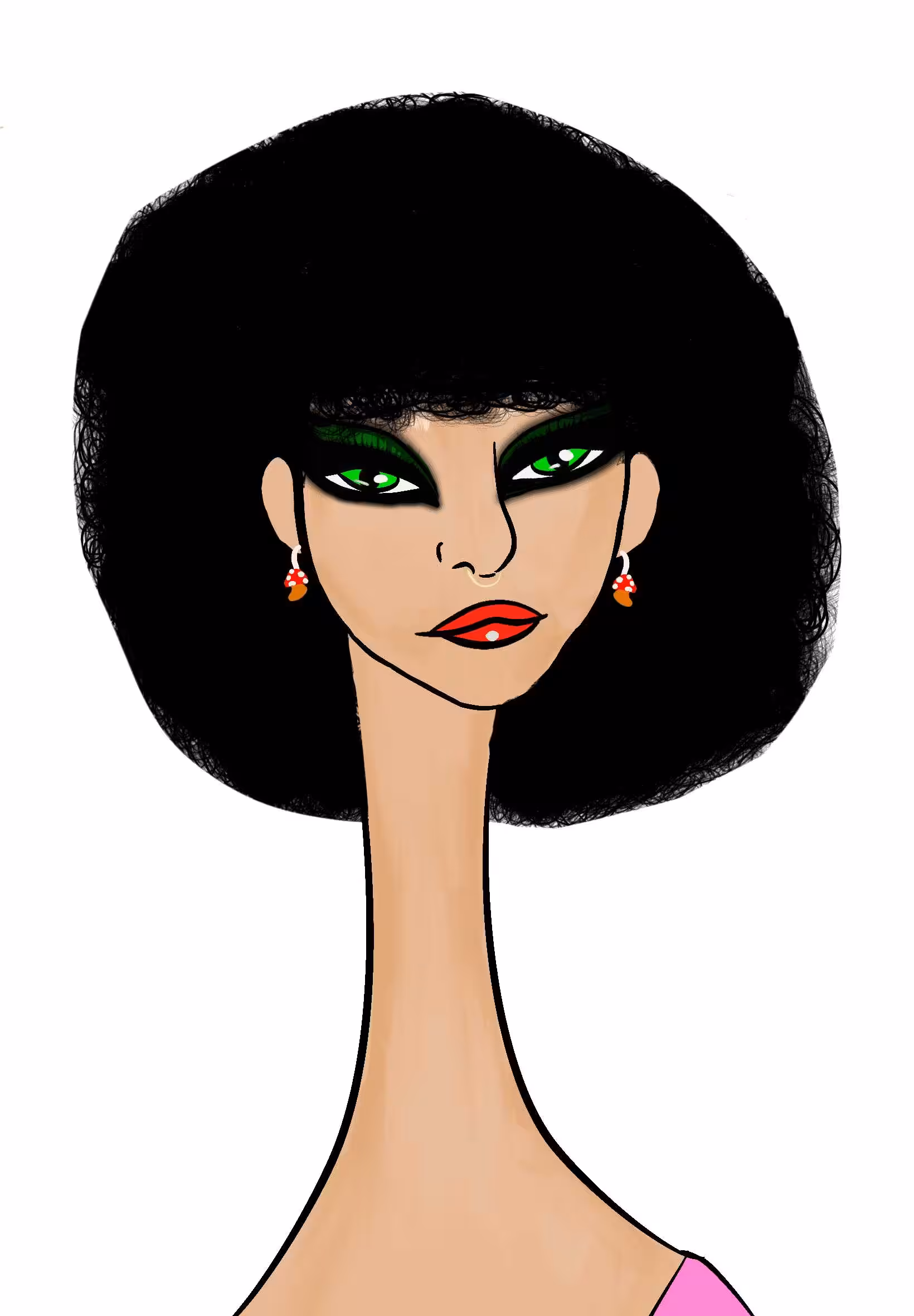 Long Neckie Lady #3053