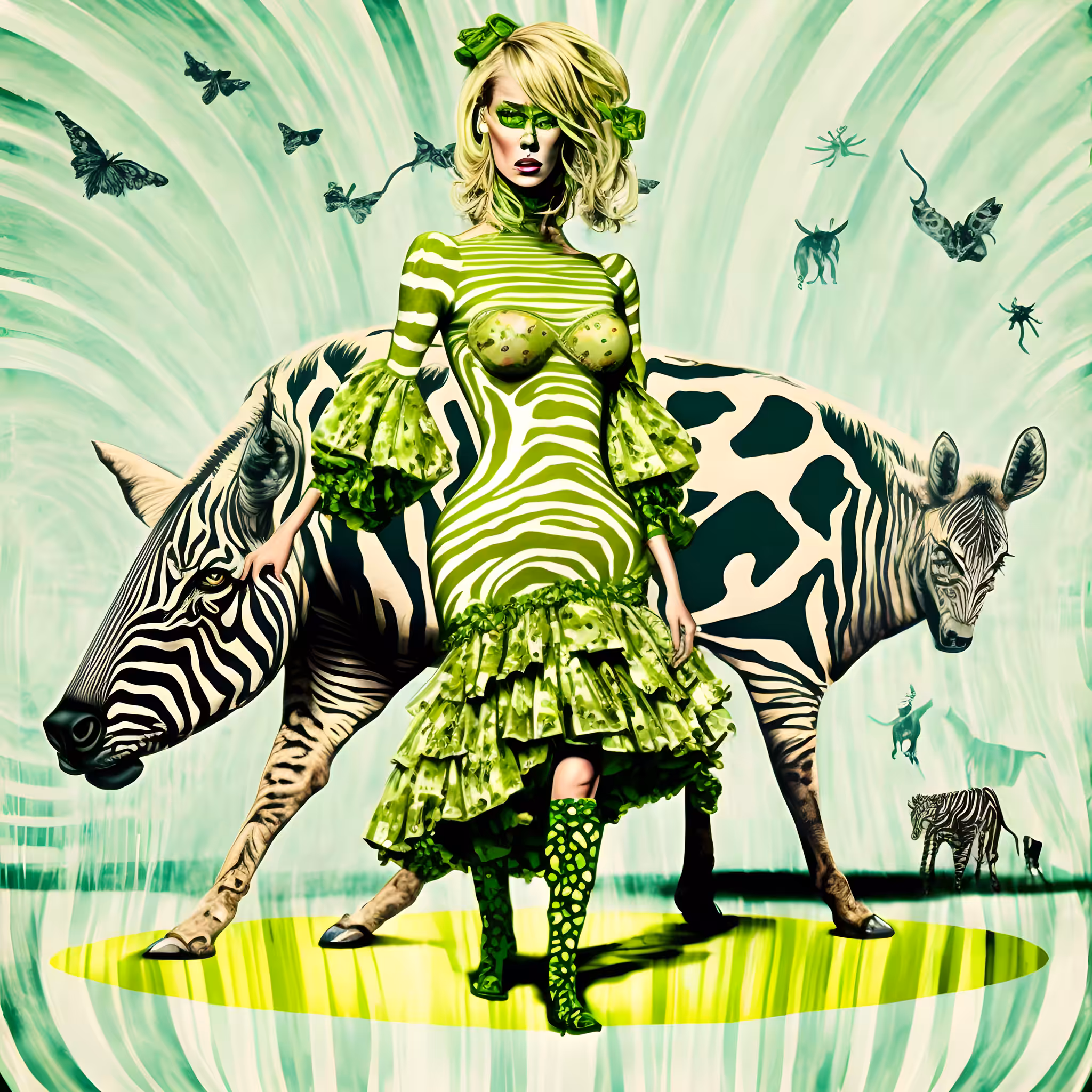 Syntetic beauty: Zebra