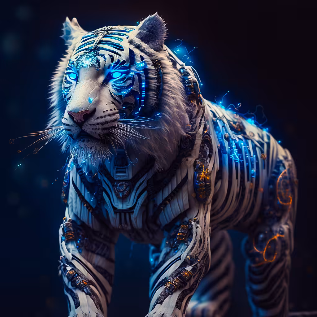 Majestic #08: electric tiger