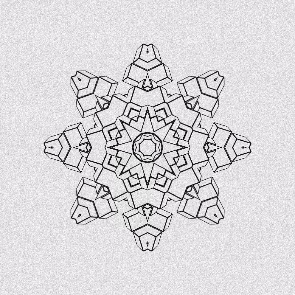 Monochrome Kaleido #133