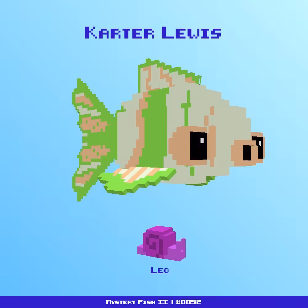 Karter Lewis :: Mystery Fish 0052/1000
