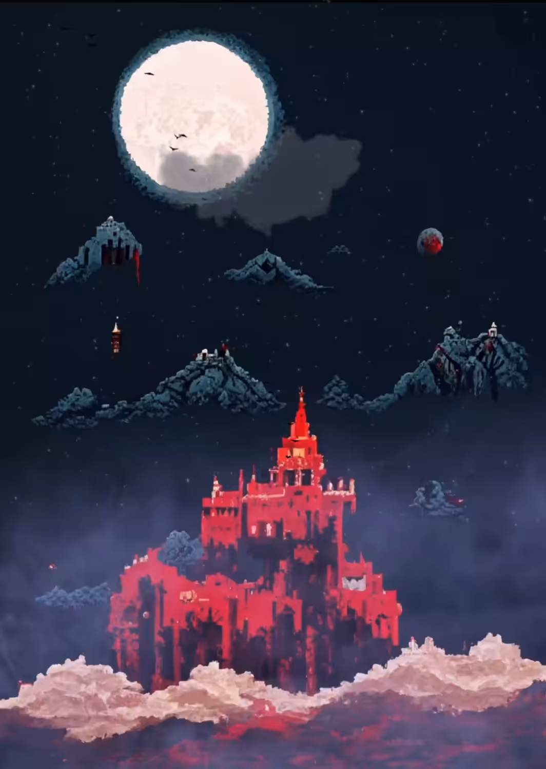 Castle in the night