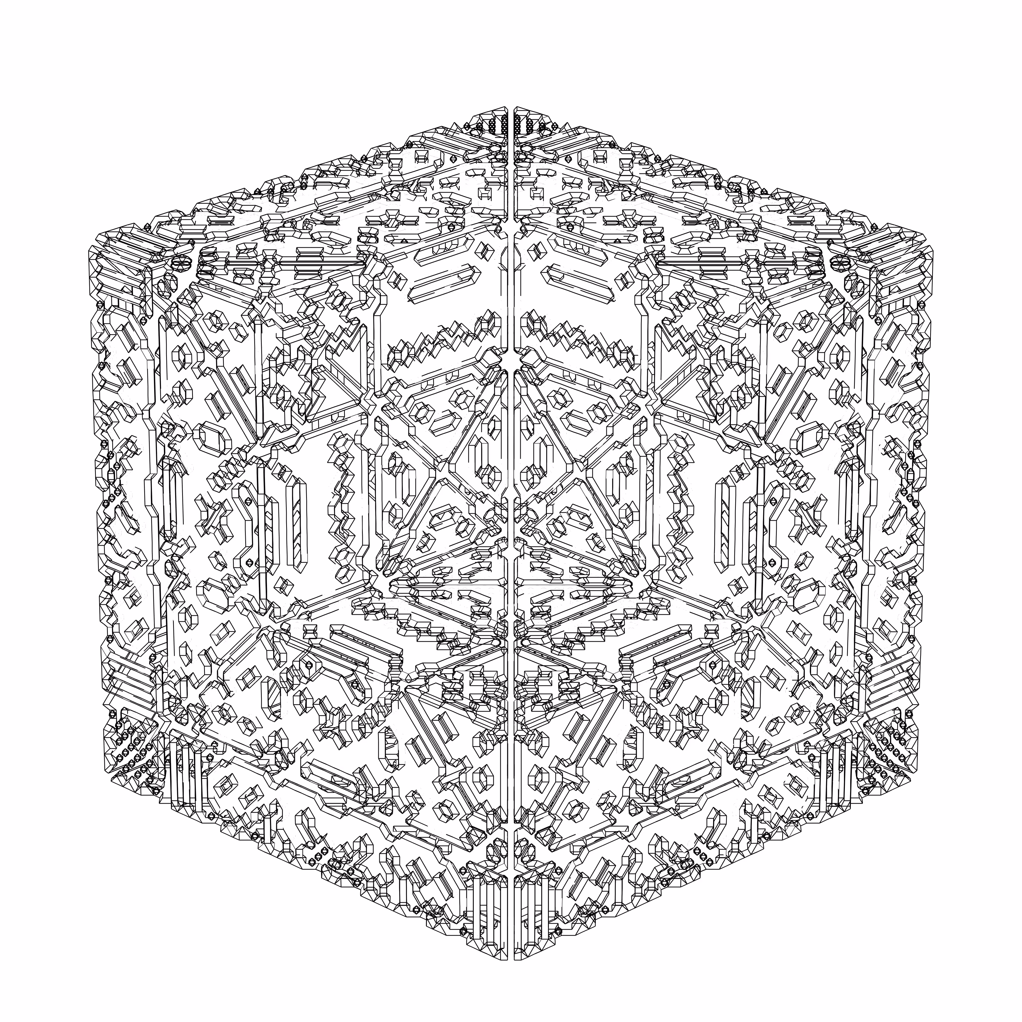 LL21 Alien Art Cube #243