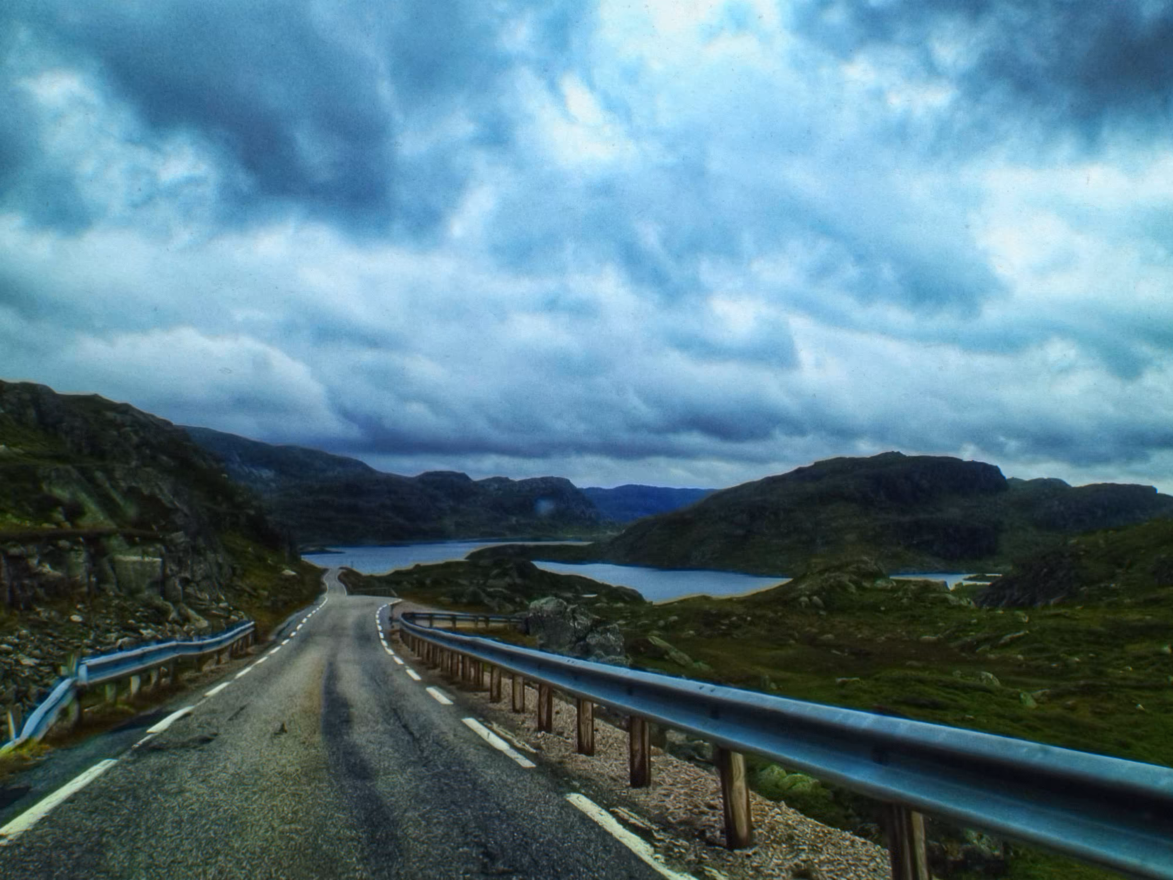To the North
